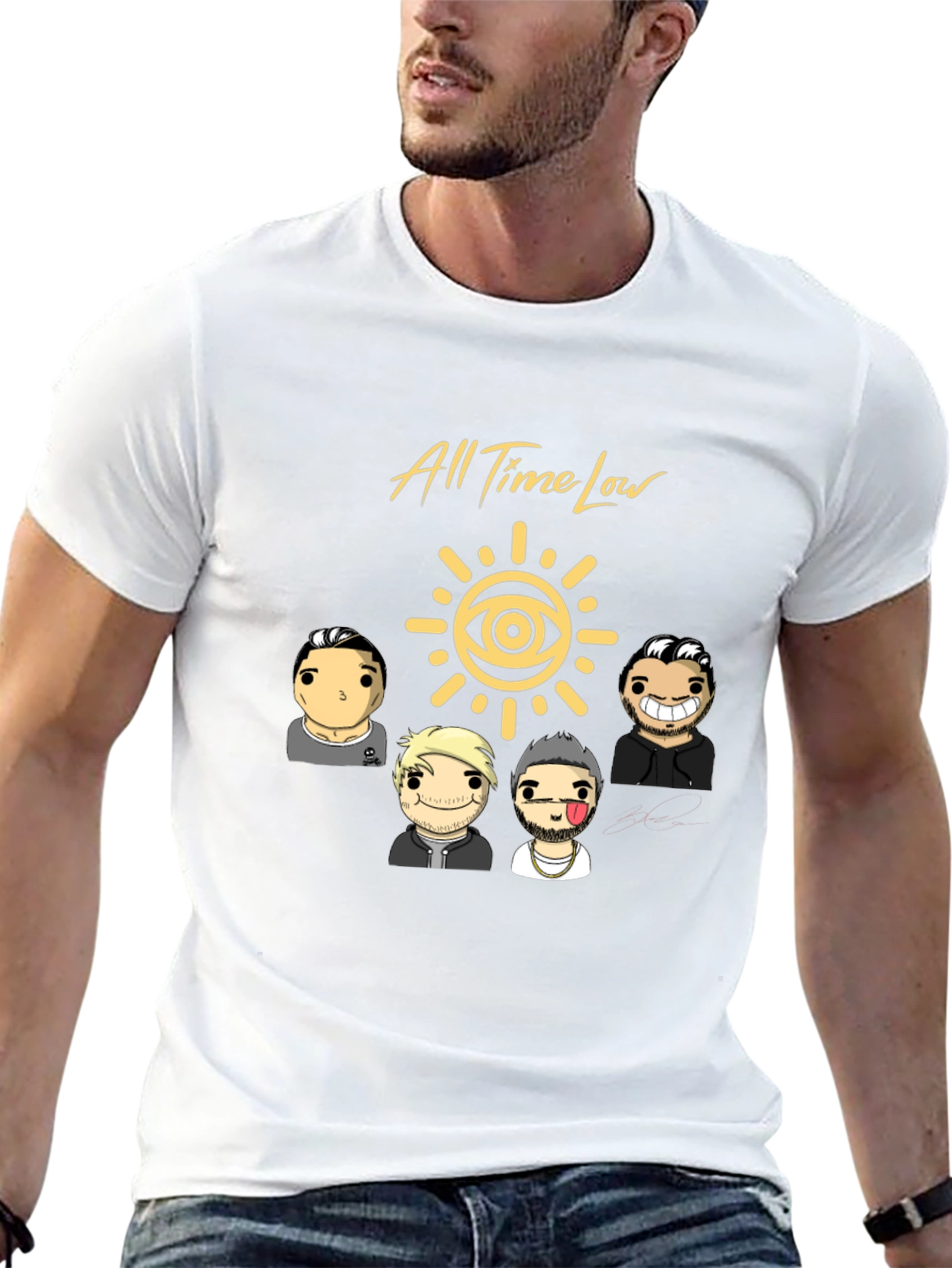 All Time Low Cartoon Band T-Shirt