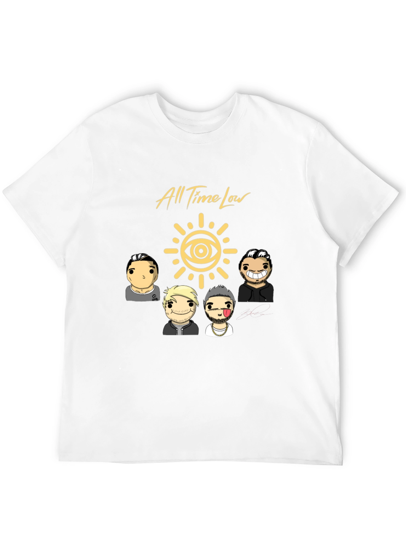 All Time Low Cartoon Band T-Shirt