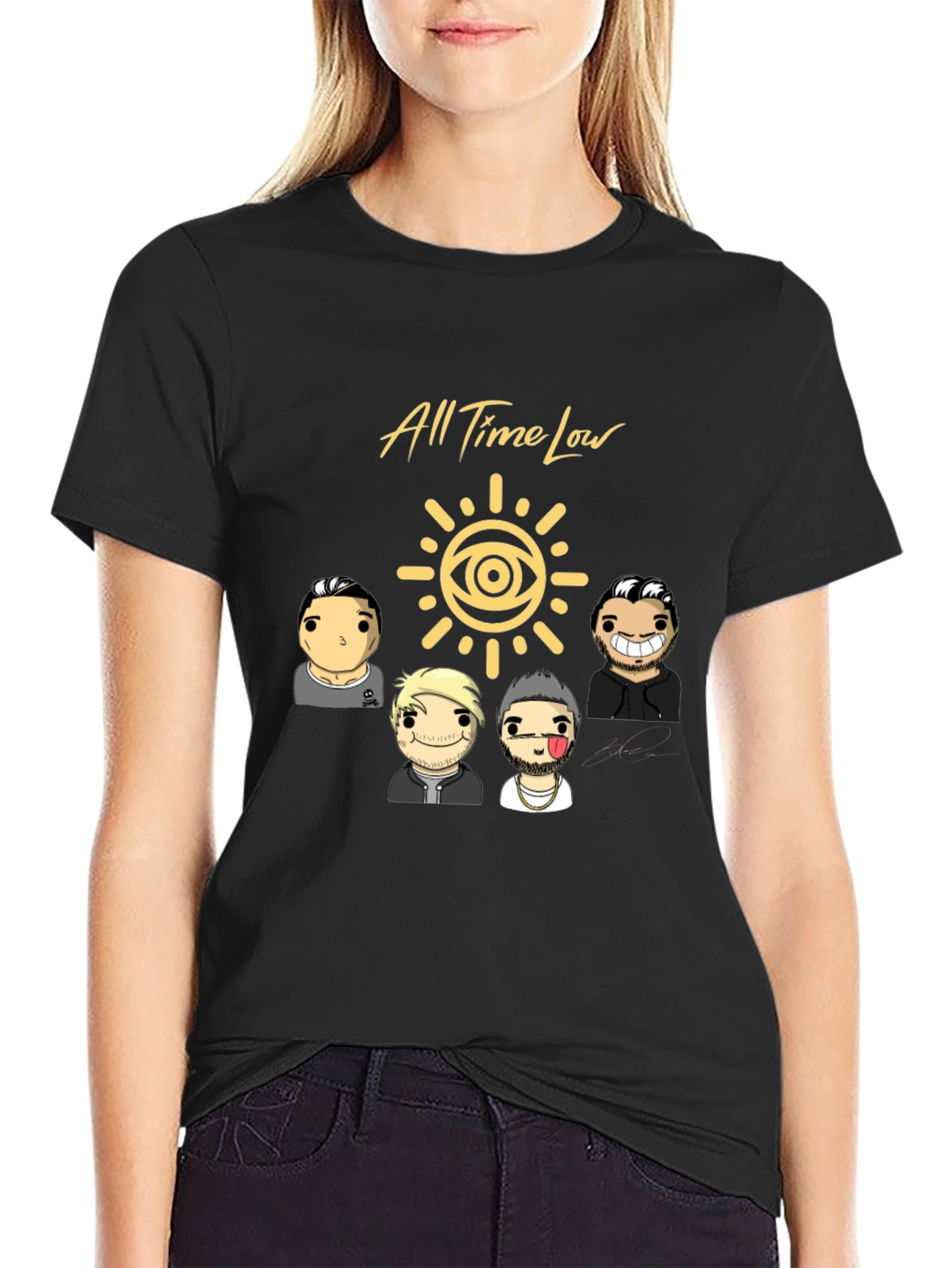 All Time Low Cartoon Band T-Shirt