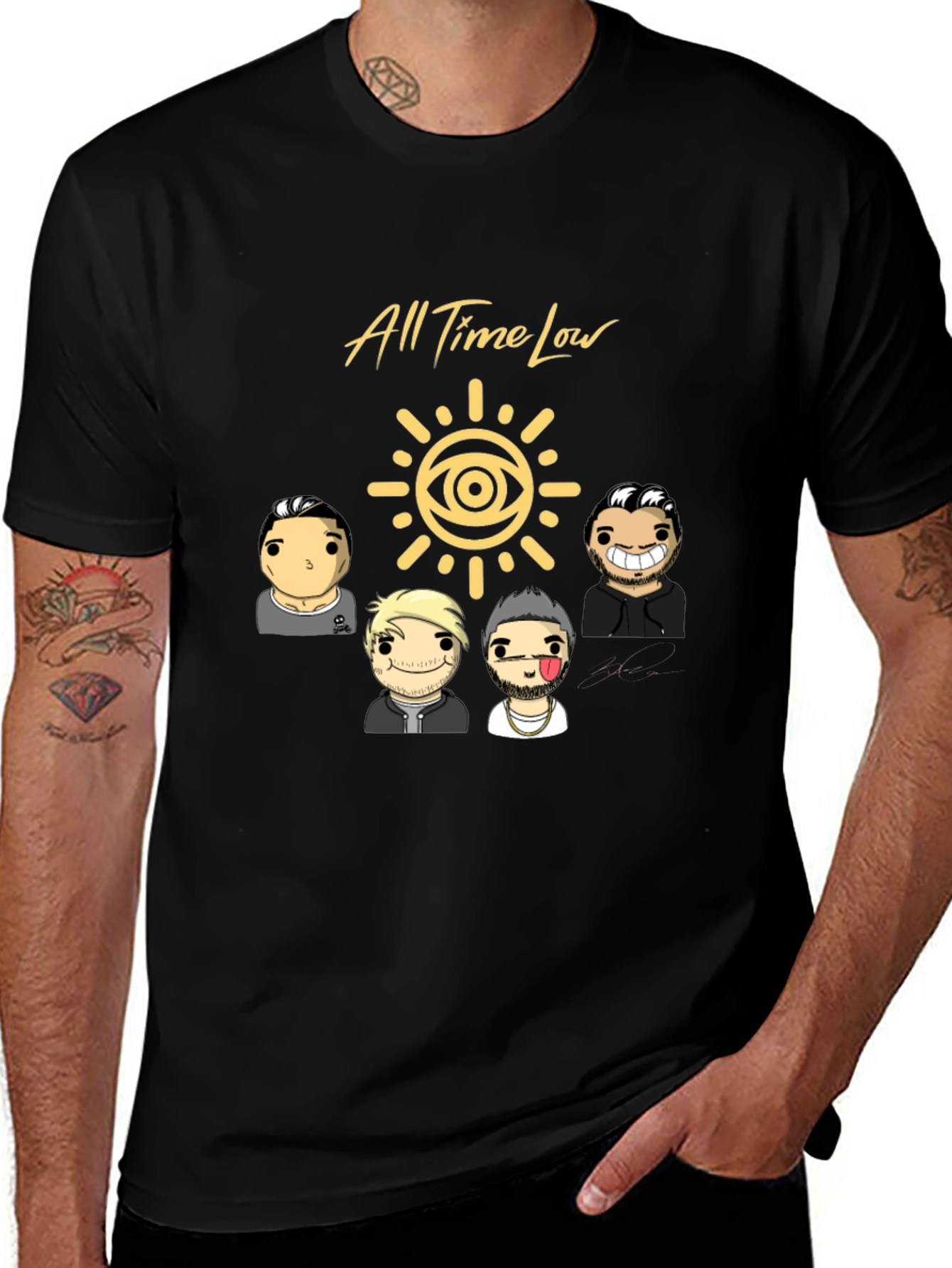 All Time Low Cartoon Band T-Shirt