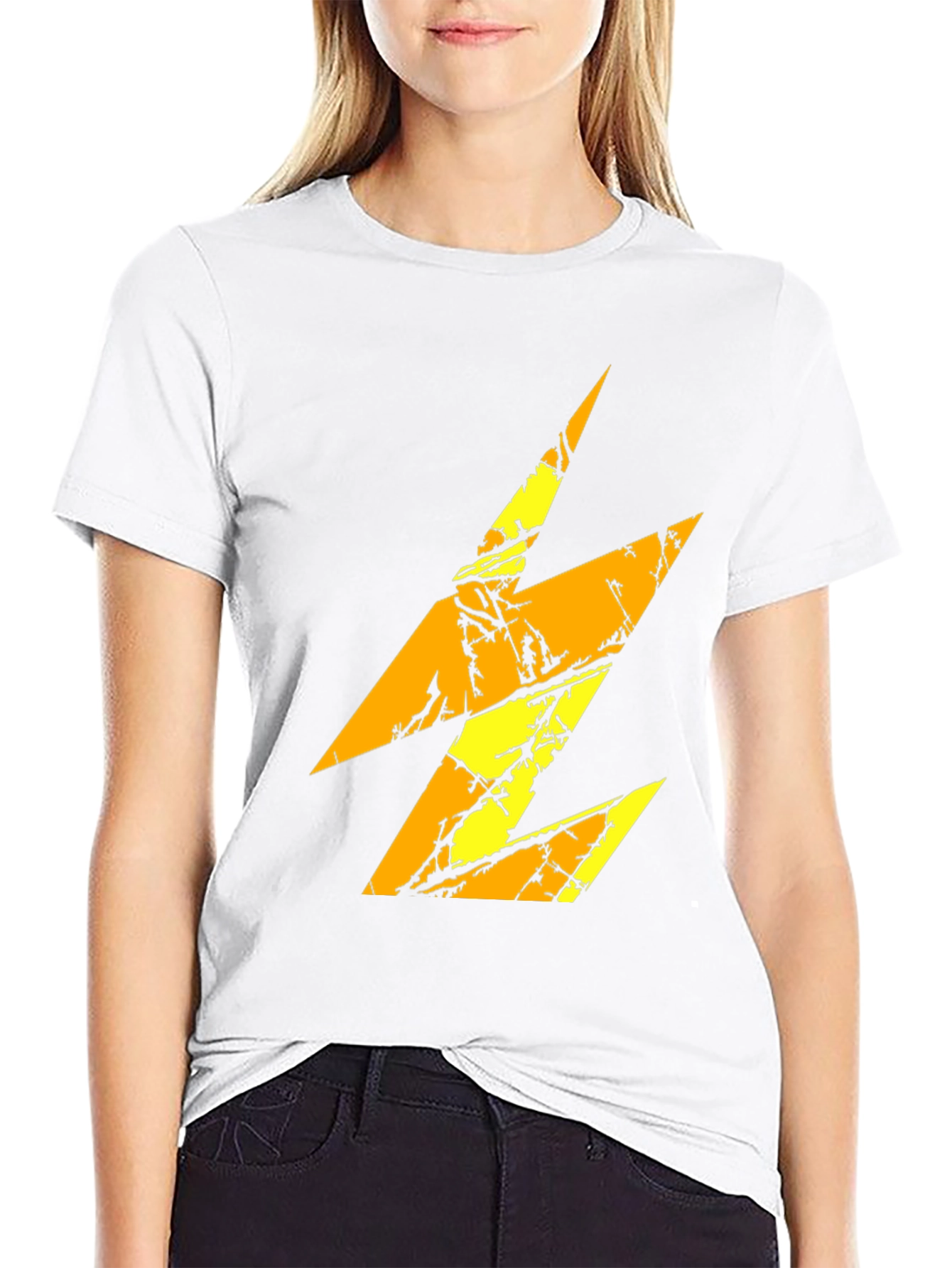 Electric Bolt Graphic Black T-Shirt