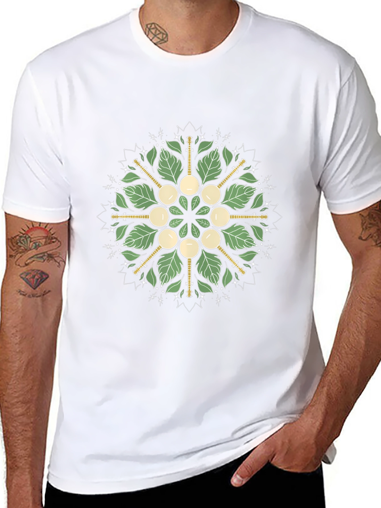 Banjo Leaf Mandala Graphic Tee