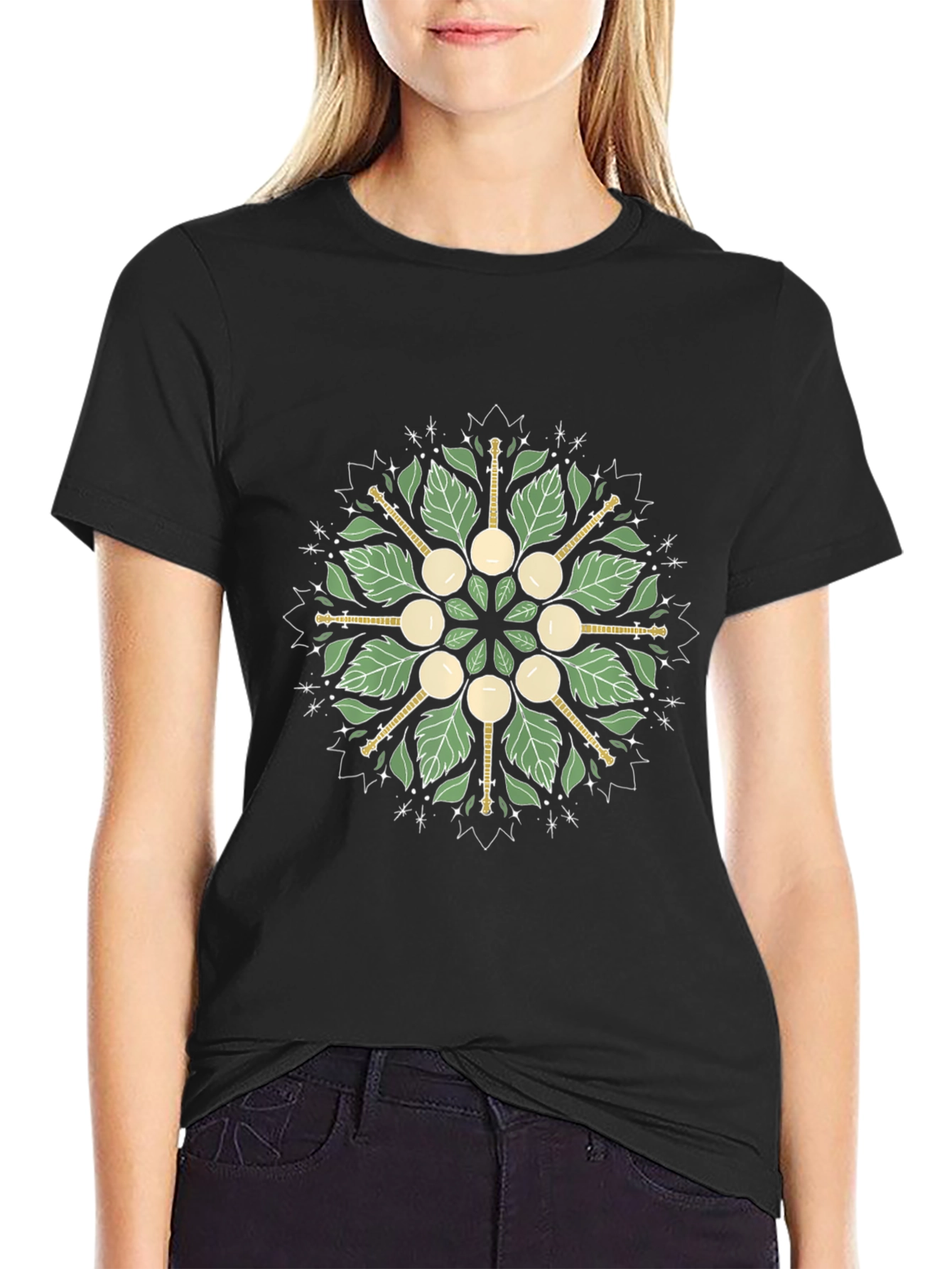 Banjo Leaf Mandala Graphic Tee