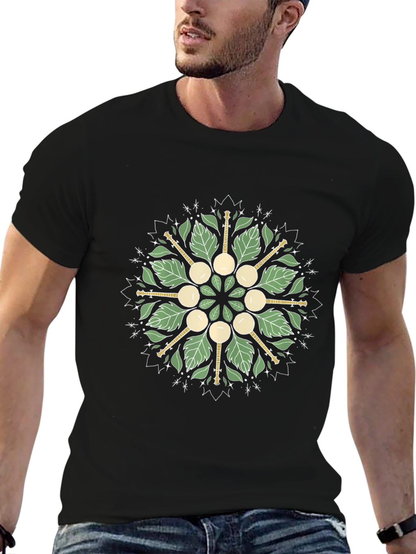 Banjo Leaf Mandala Graphic Tee