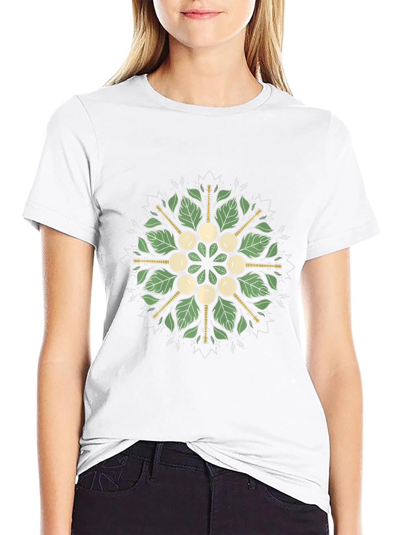 Banjo Leaf Mandala Graphic Tee