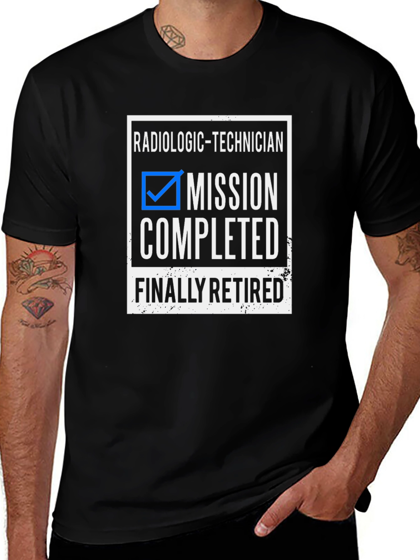 Radiologic Technician Retirement T-Shirt Mission Completed