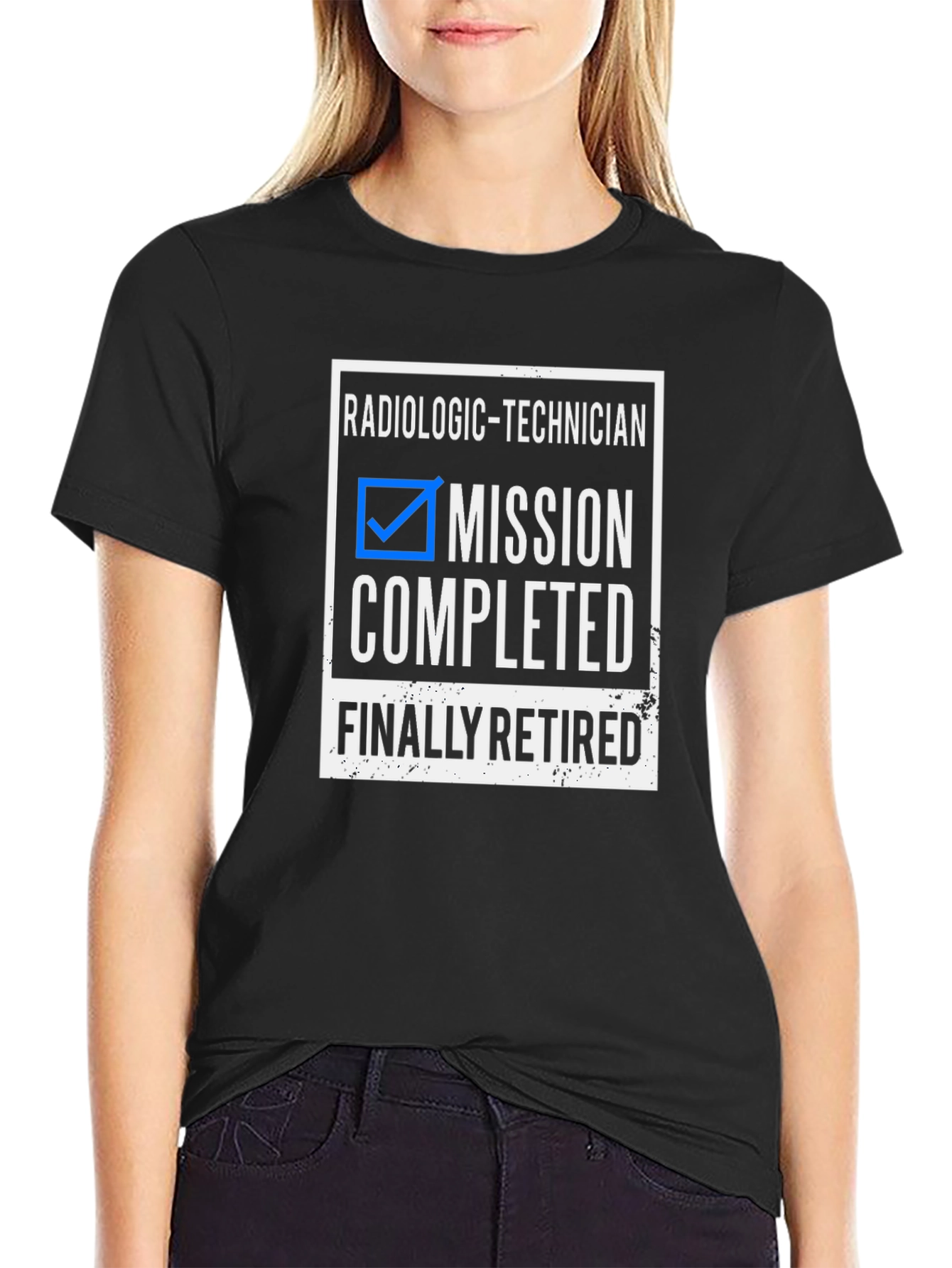Radiologic Technician Retirement T-Shirt Mission Completed