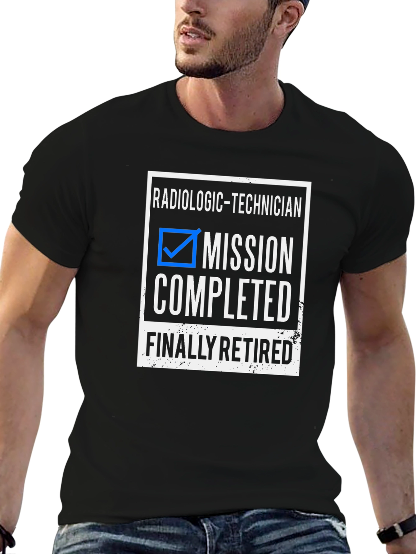 Radiologic Technician Retirement T-Shirt Mission Completed