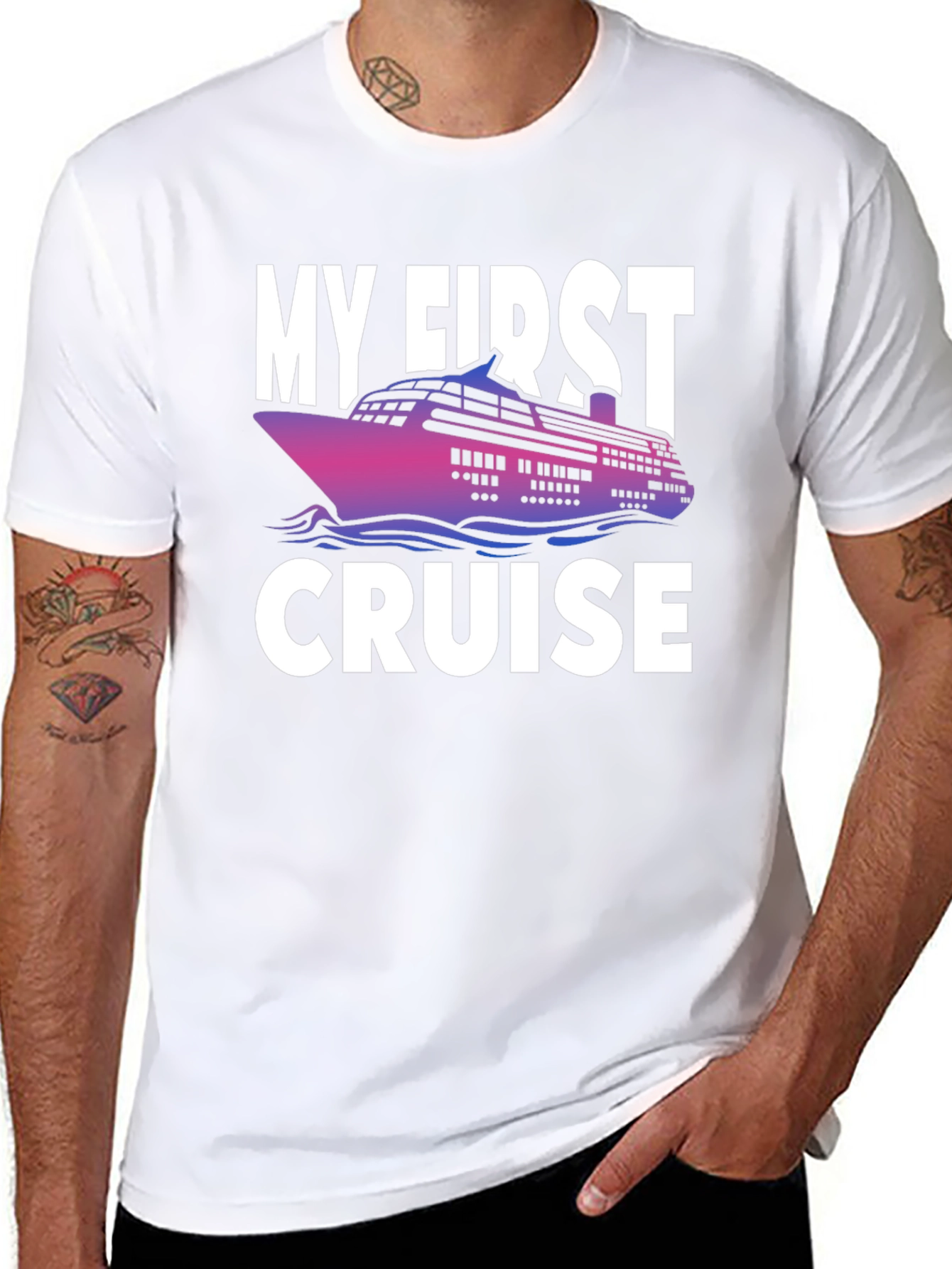 My First Cruise T-Shirt Vacation Souvenir