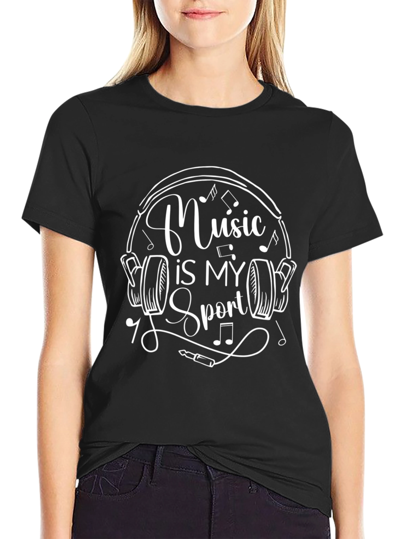 Music is My Sport Graphic Tee