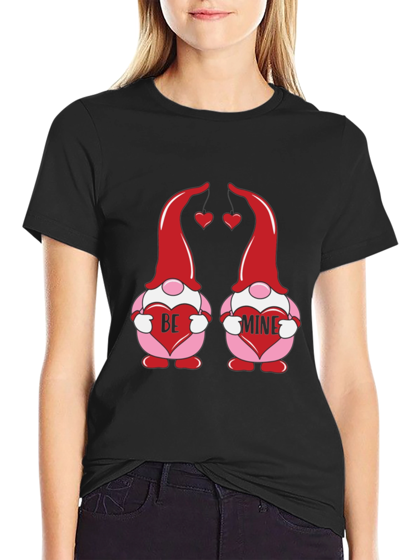 Valentines Day Gnome Graphic T-Shirt