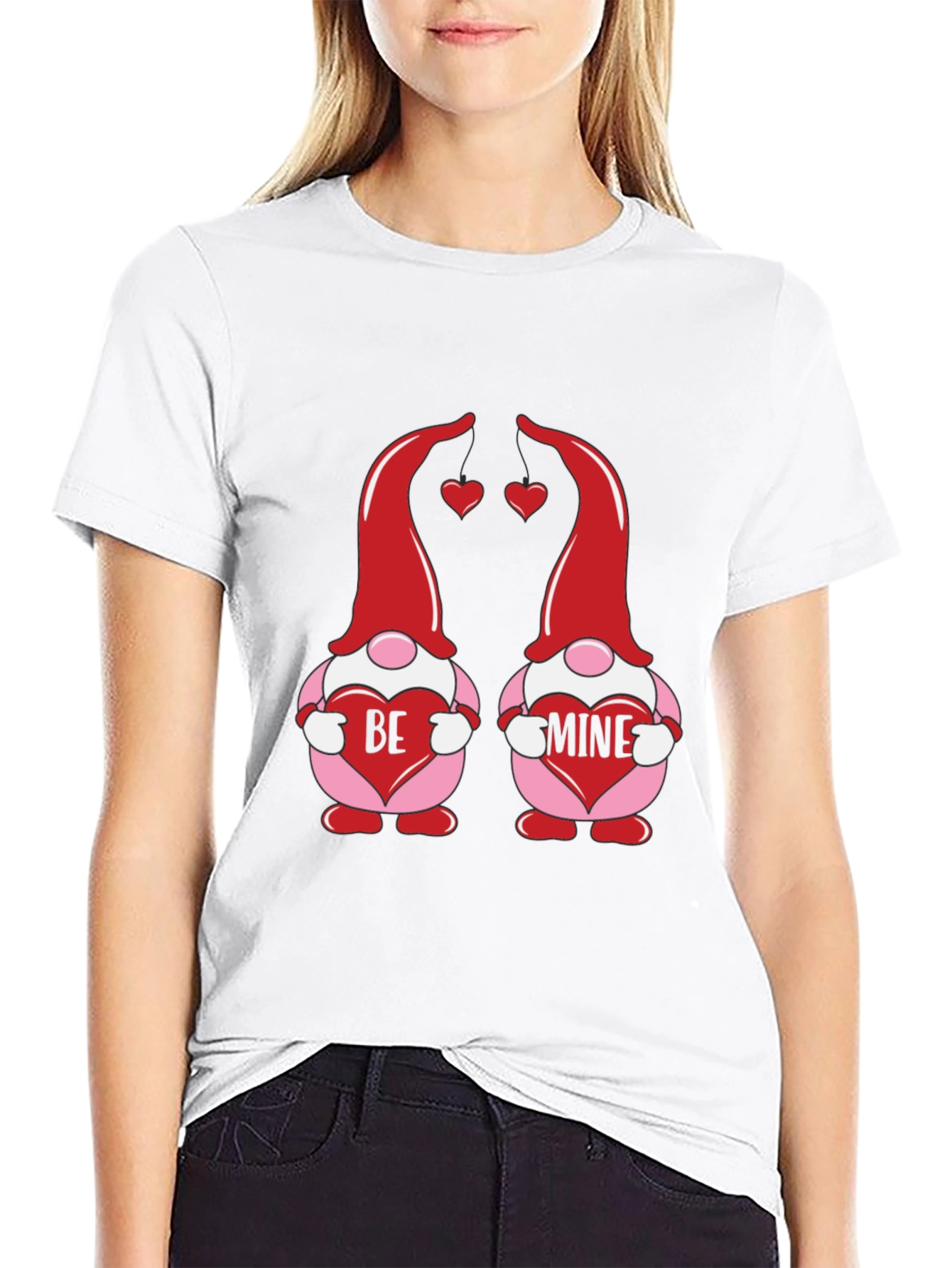 Valentines Day Gnome Graphic T-Shirt