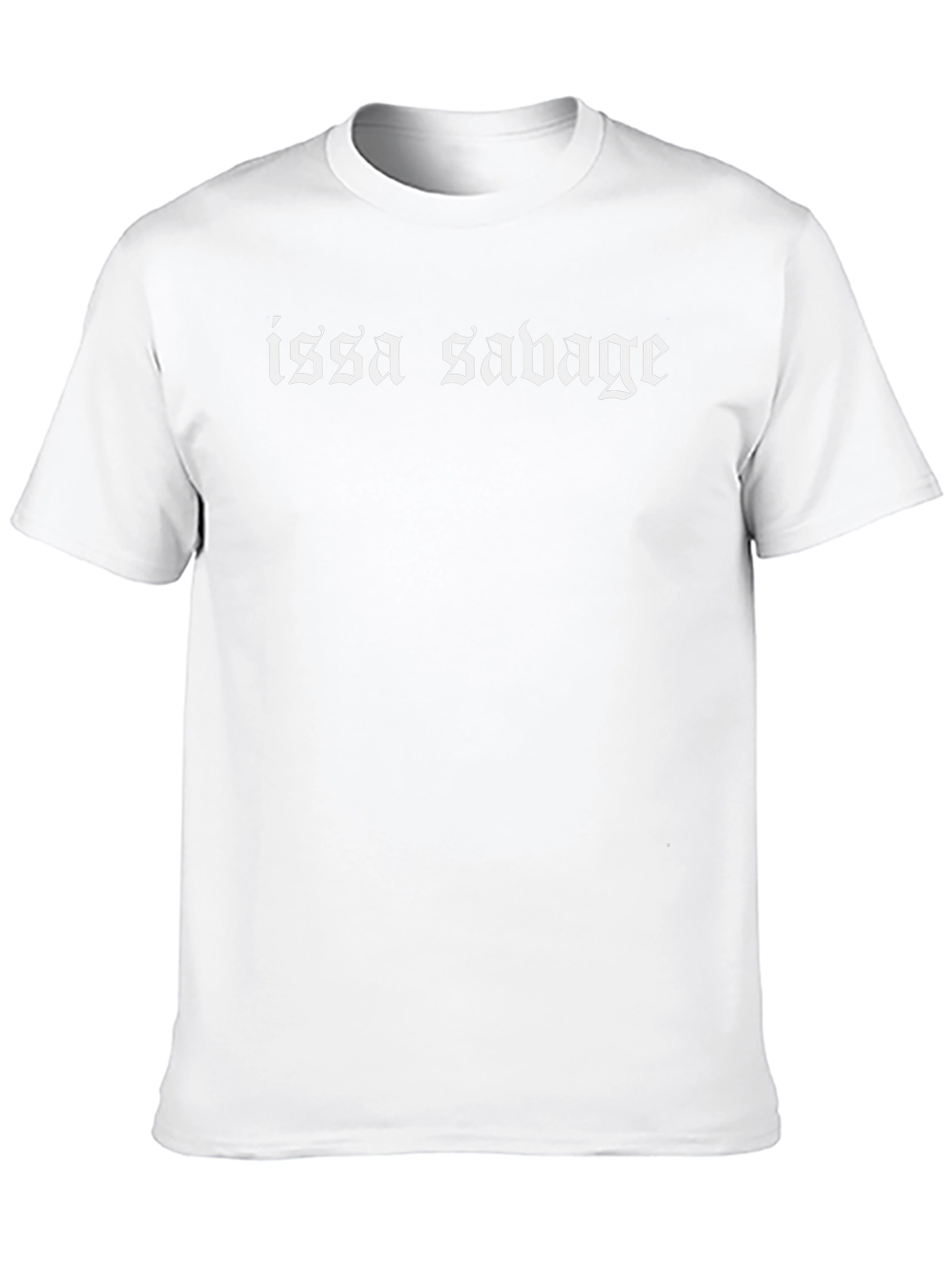 Issa Savage Black Graphic Tee