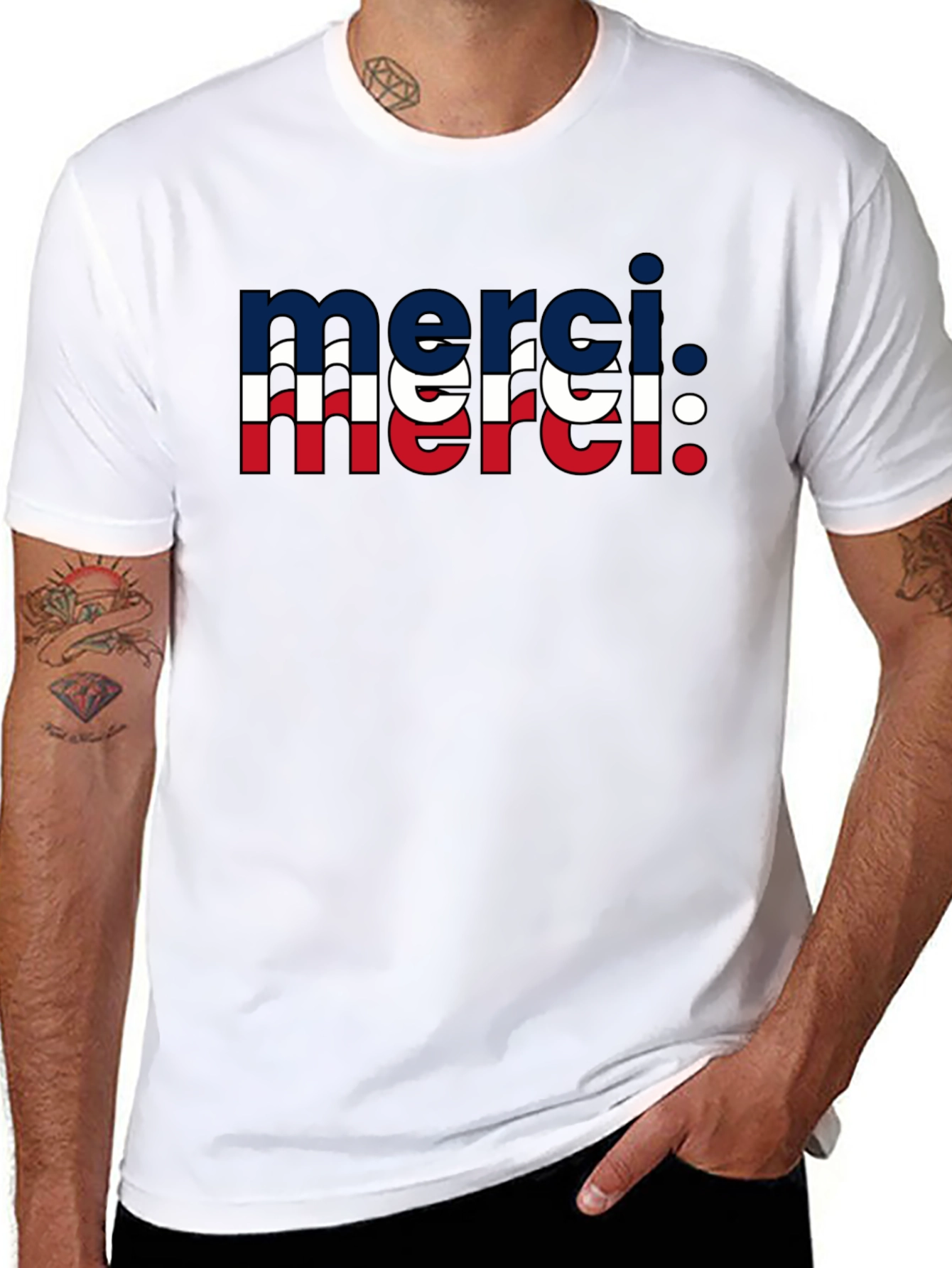 Merci T-Shirt - French Thank You