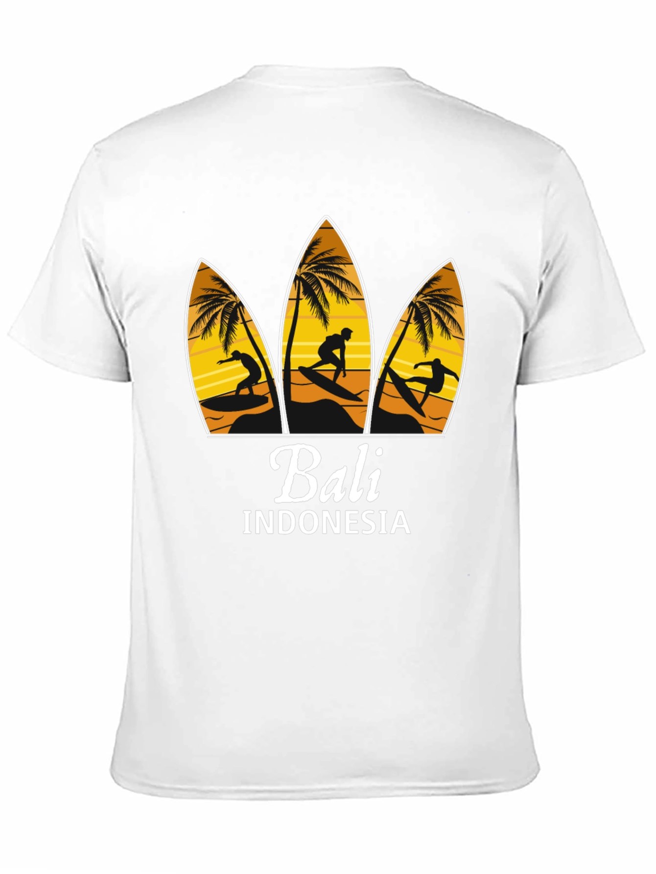 Bali Indonesia Surfing T-Shirt