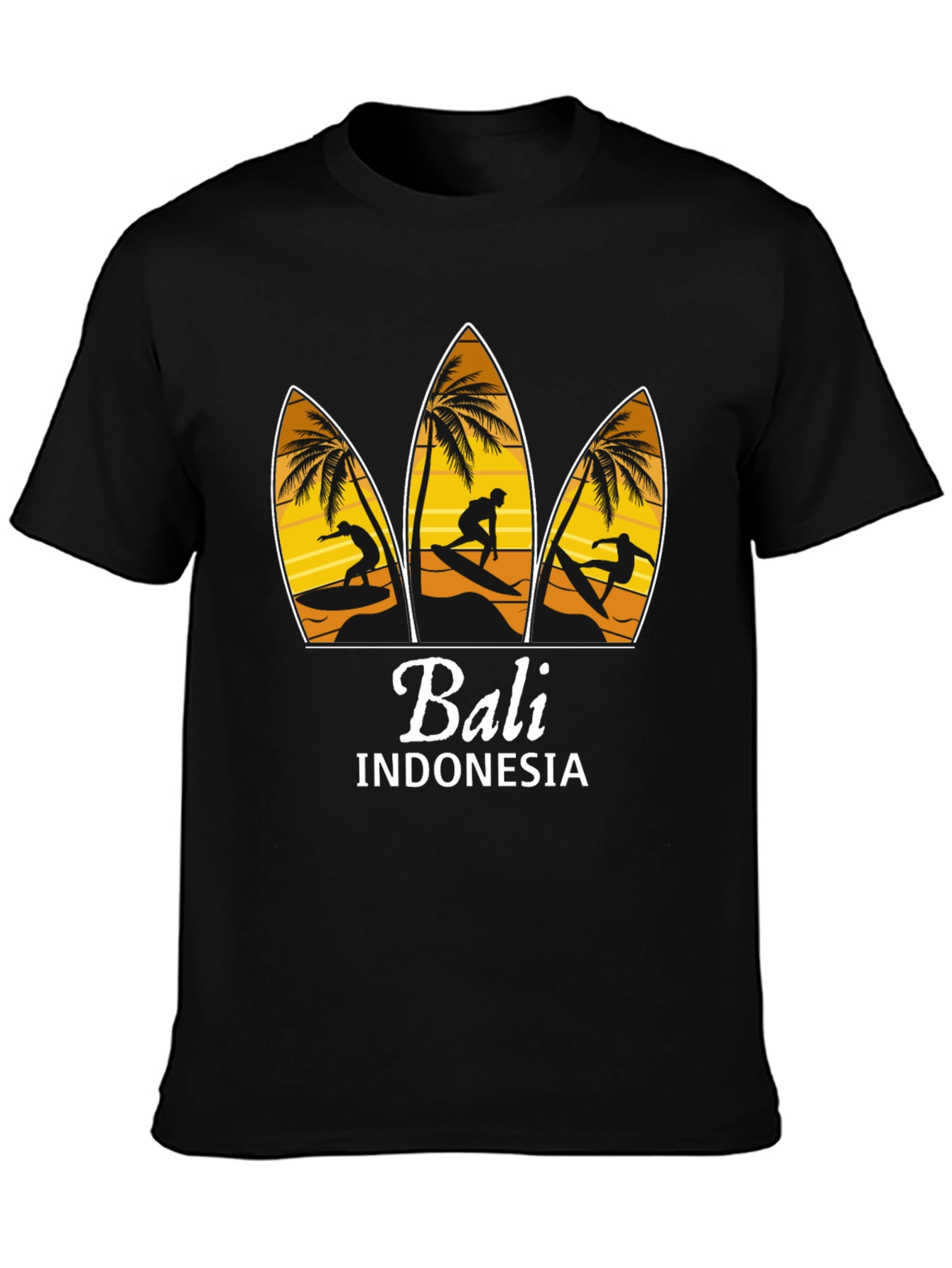 Bali Indonesia Surfing T-Shirt