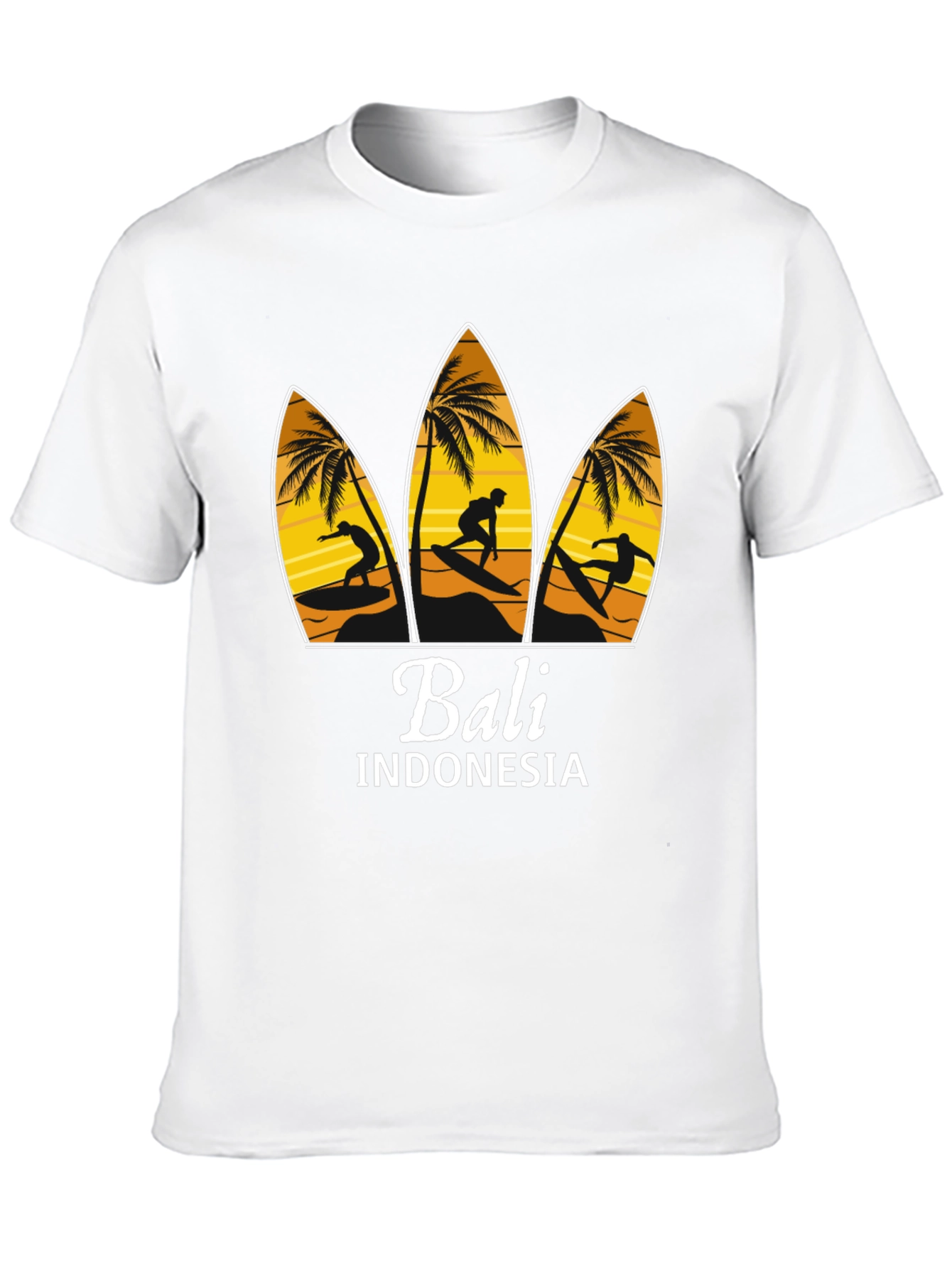 Bali Indonesia Surfing T-Shirt