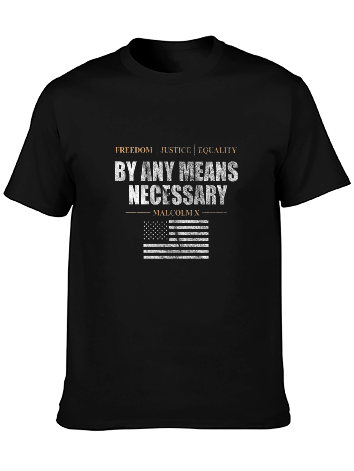 Malcolm X By Any Means Necessary T-Shirt