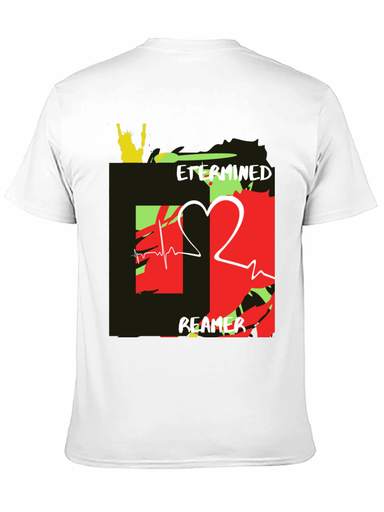 Determined Dreamer Graphic Tee - Mens Black T-Shirt