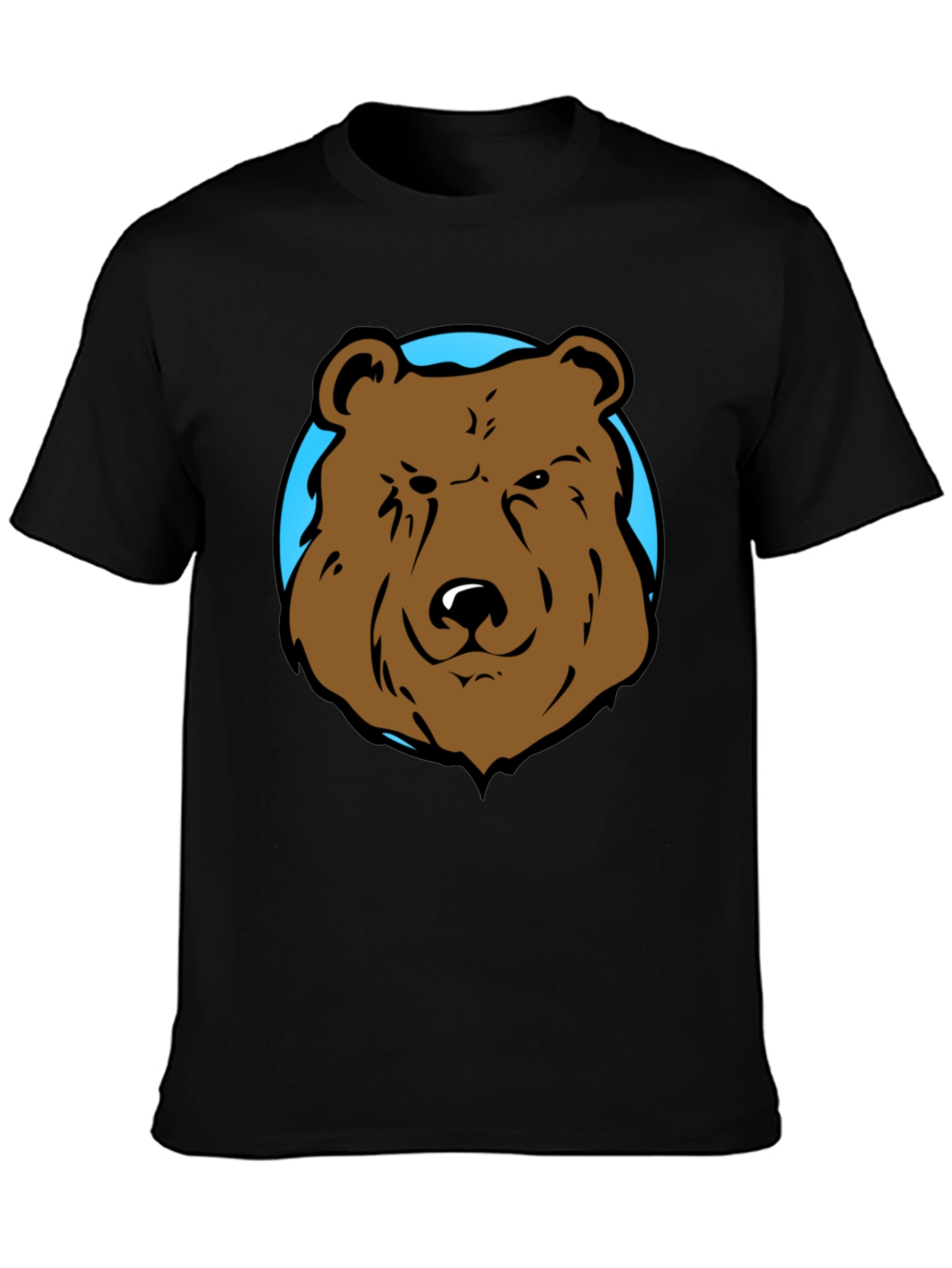Bear Graphic Black T-Shirt