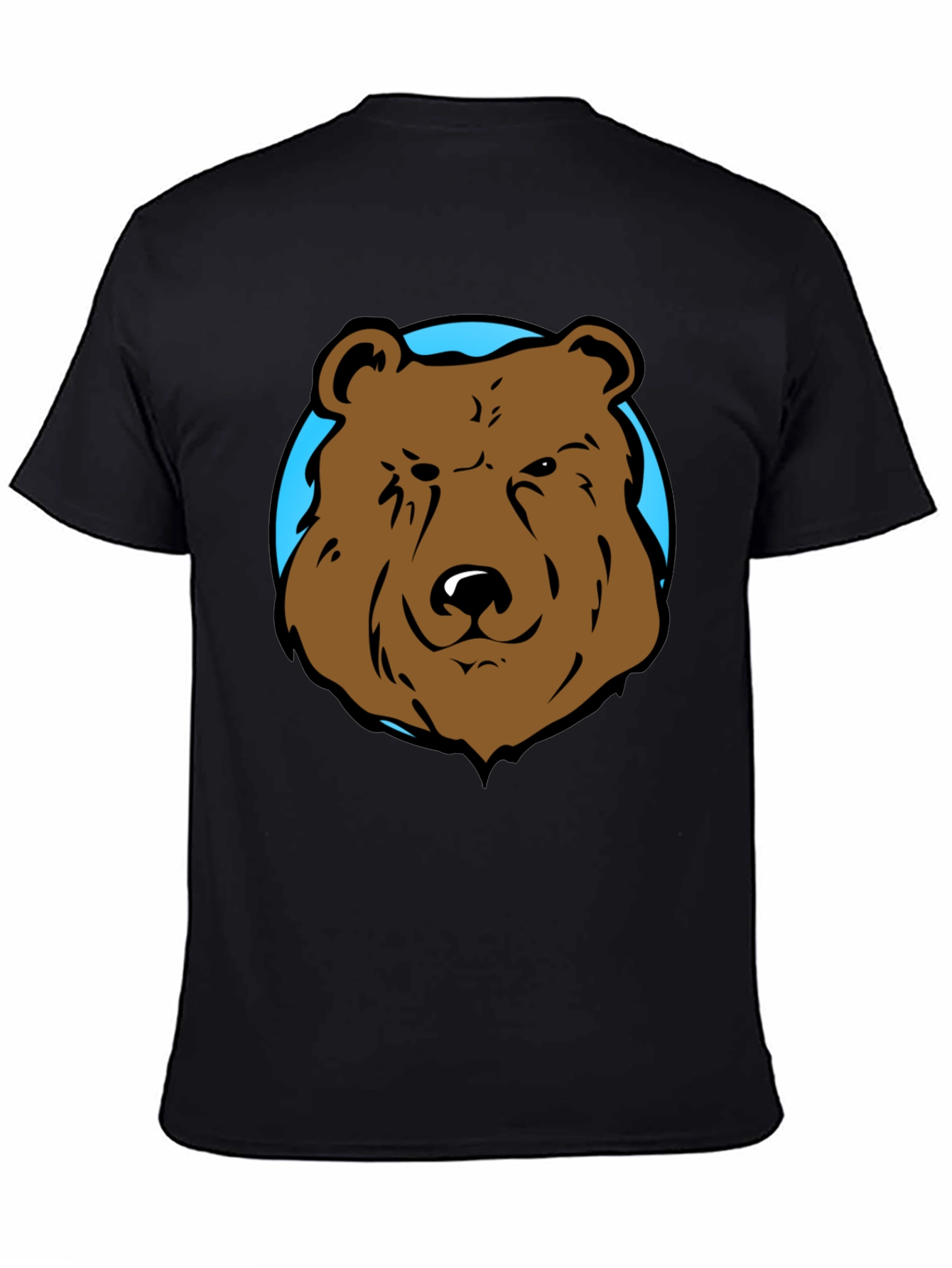Bear Graphic Black T-Shirt
