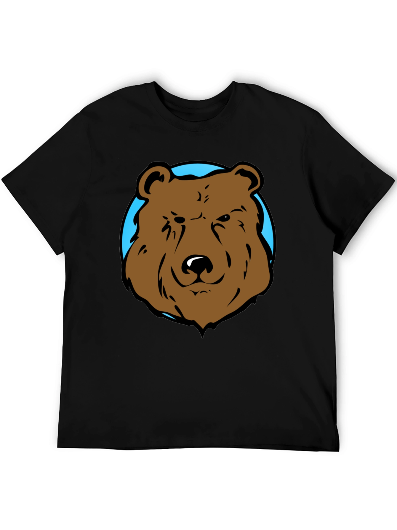 Bear Graphic Black T-Shirt