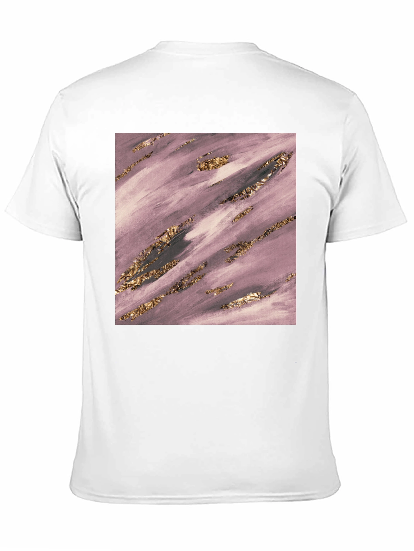 Modern Abstract Art Graphic Tee - Black