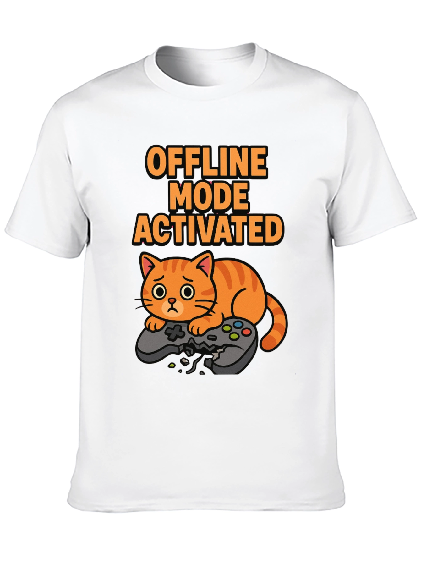 Offline Mode Activated Cat T-Shirt