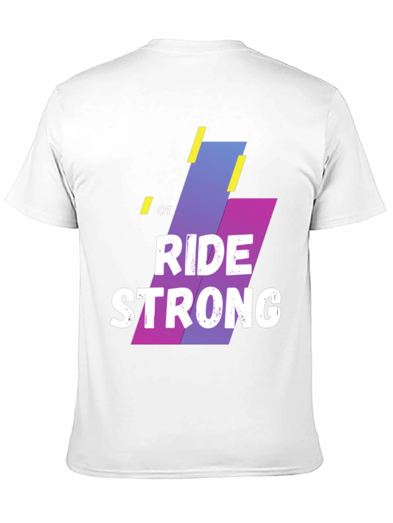 Ride Strong Graphic T-Shirt - Black Cotton Blend