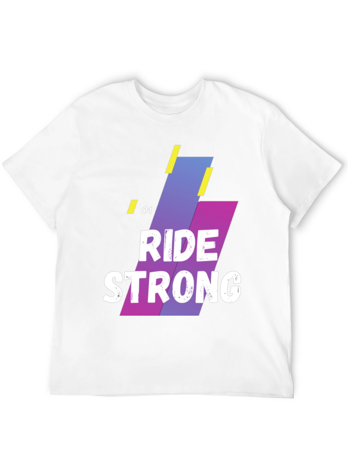 Ride Strong Graphic T-Shirt - Black Cotton Blend