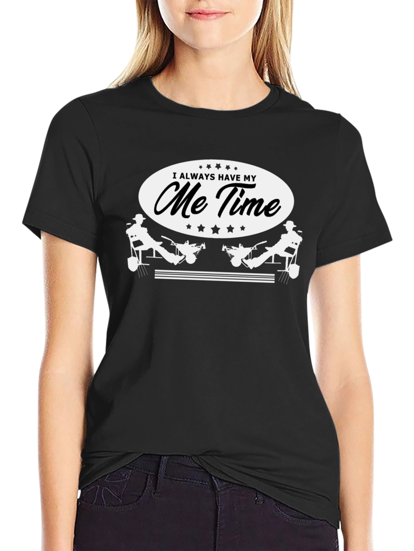 Gardening Me Time T-Shirt - Black