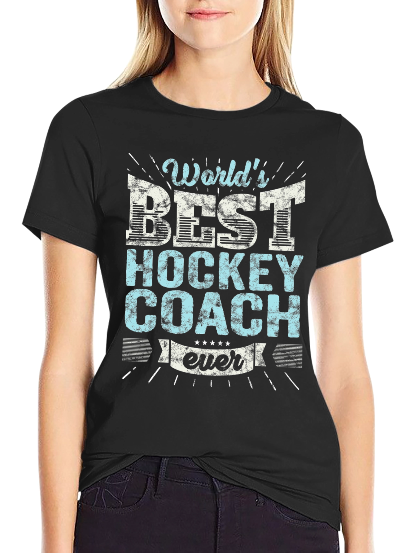 Worlds Best Hockey Coach Ever T-Shirt