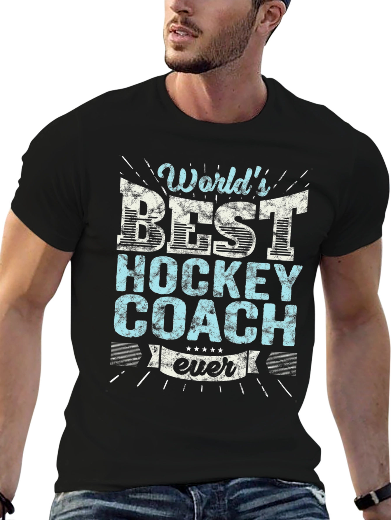 Worlds Best Hockey Coach Ever T-Shirt