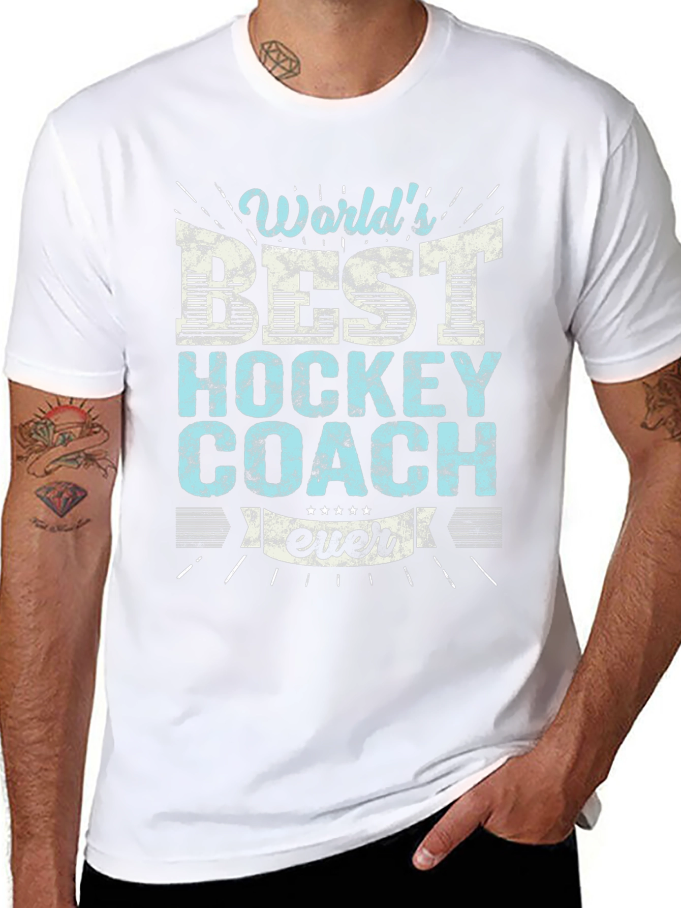 Worlds Best Hockey Coach Ever T-Shirt