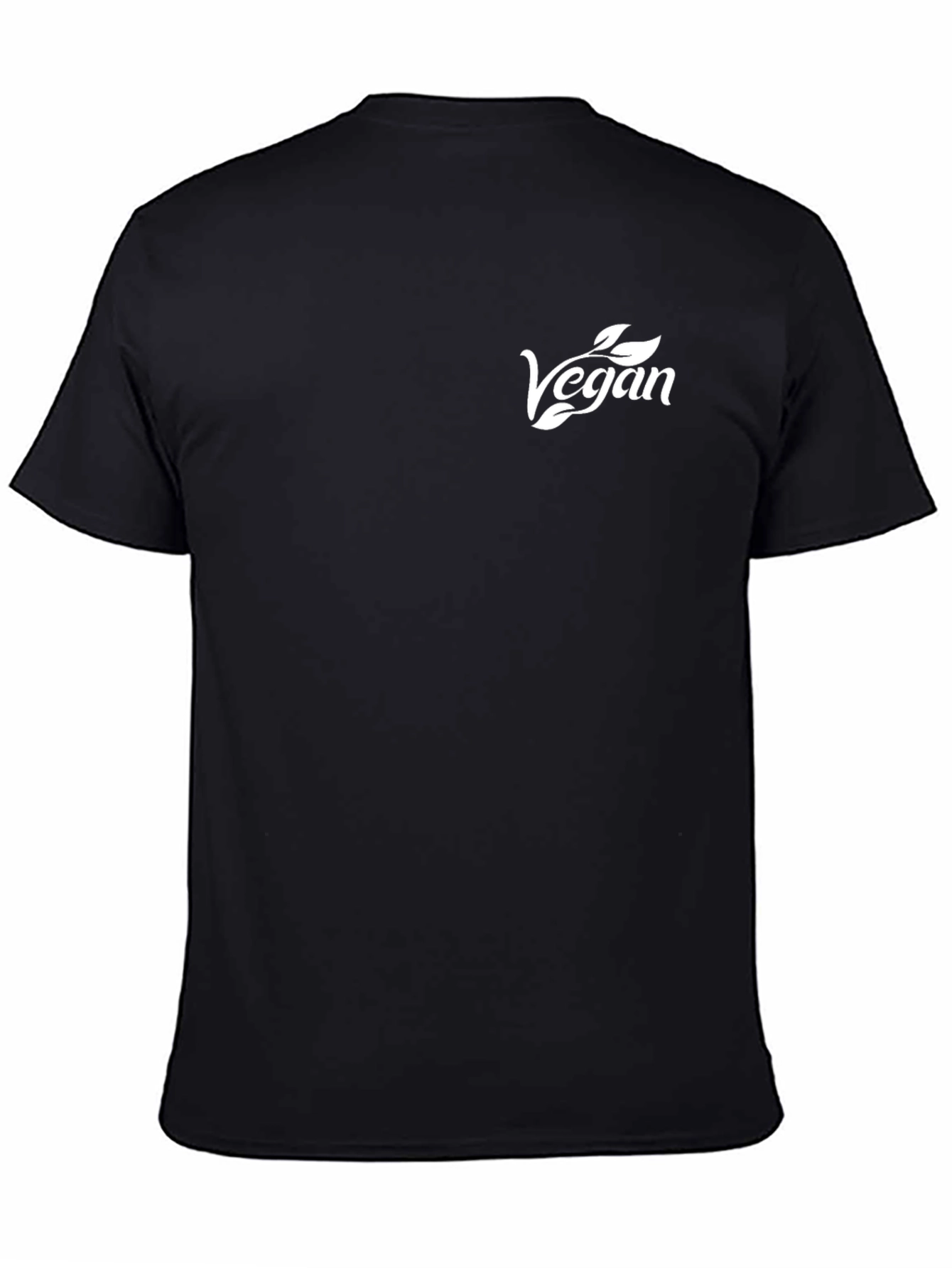 Vegan Graphic T-Shirt - Black