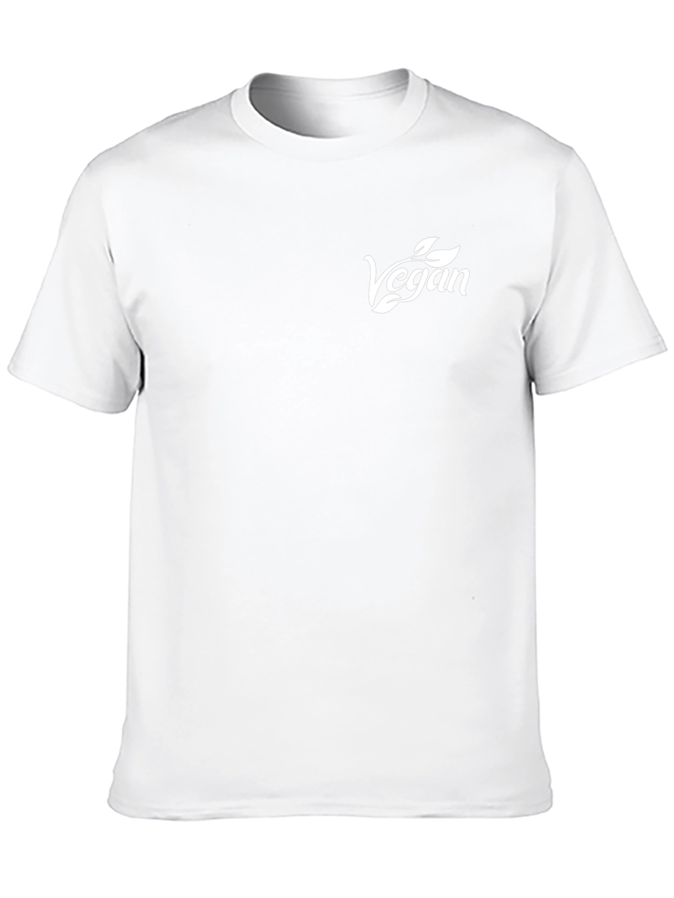 Vegan Graphic T-Shirt - Black