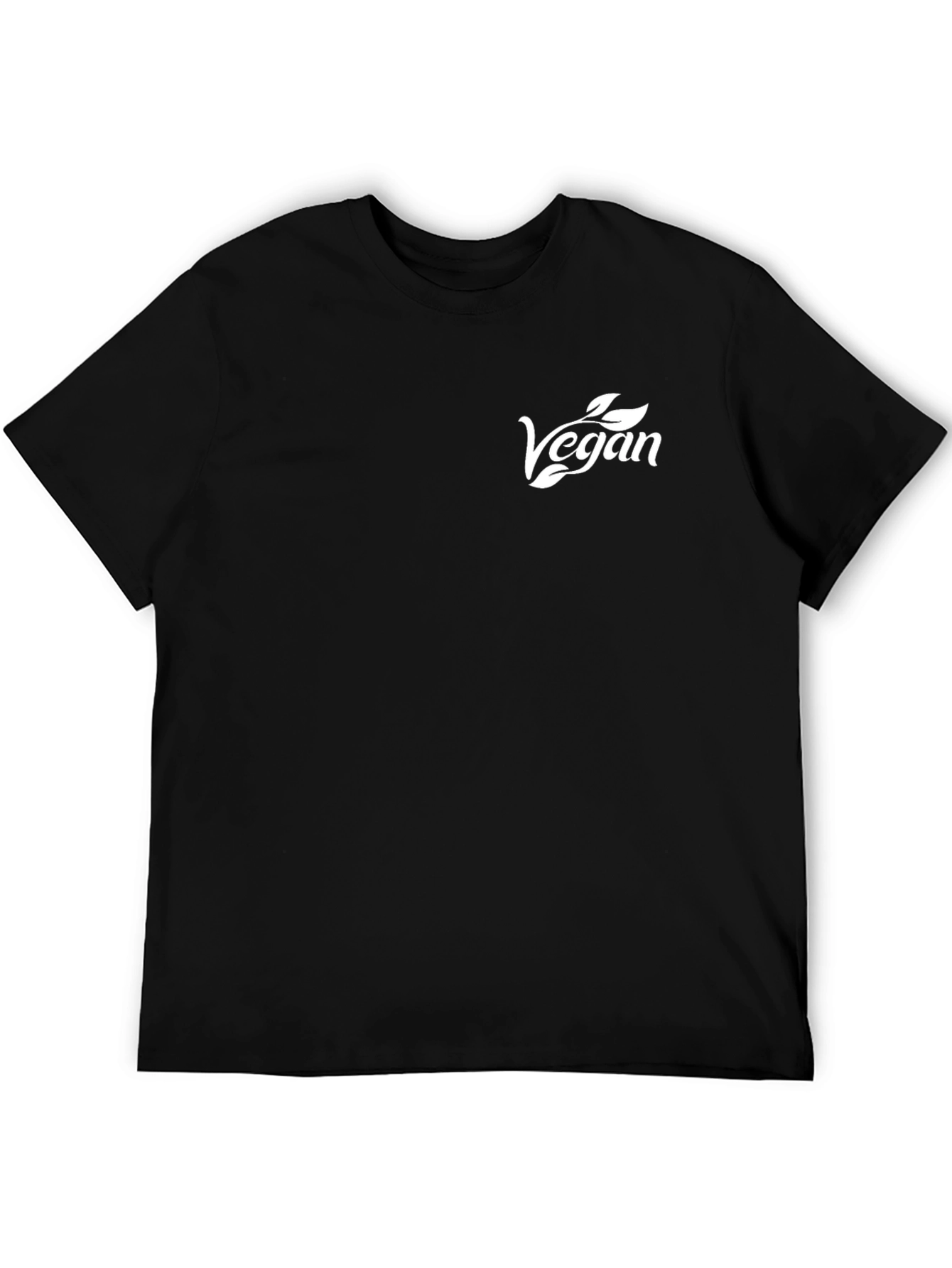 Vegan Graphic T-Shirt - Black