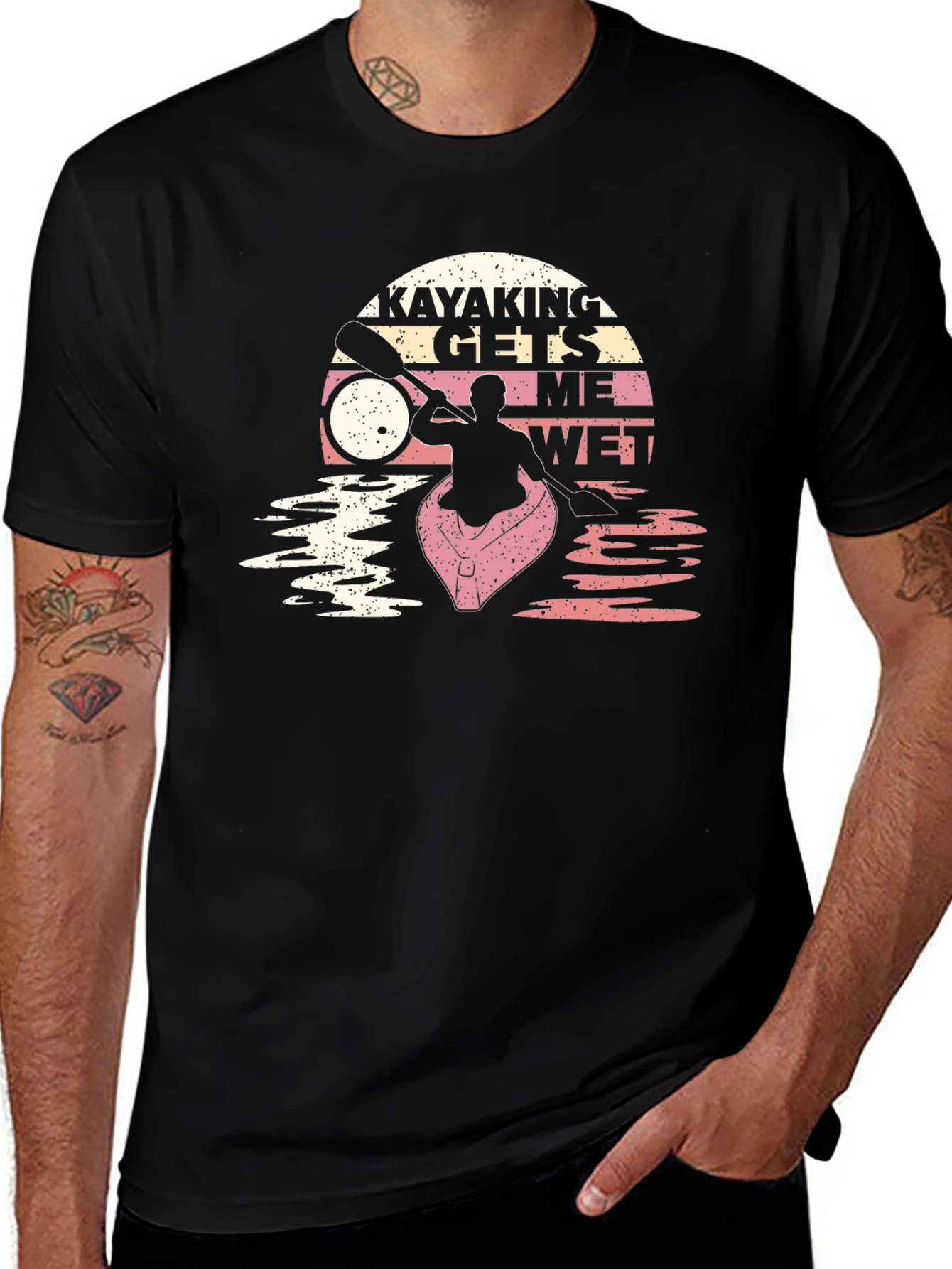Kayaking Gets Me Wet Graphic T-Shirt