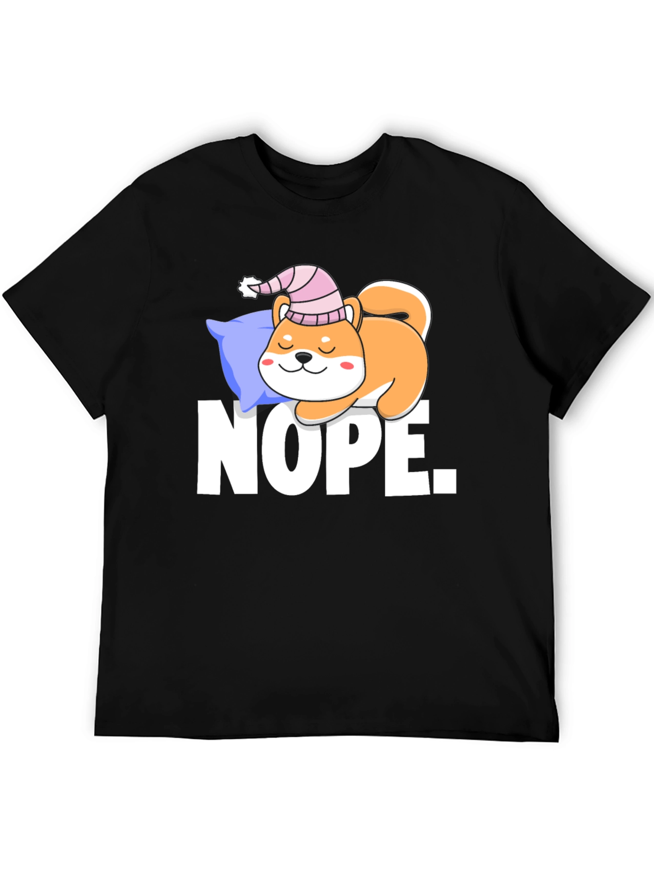 Nope. Shiba Inu Sleeping T-Shirt