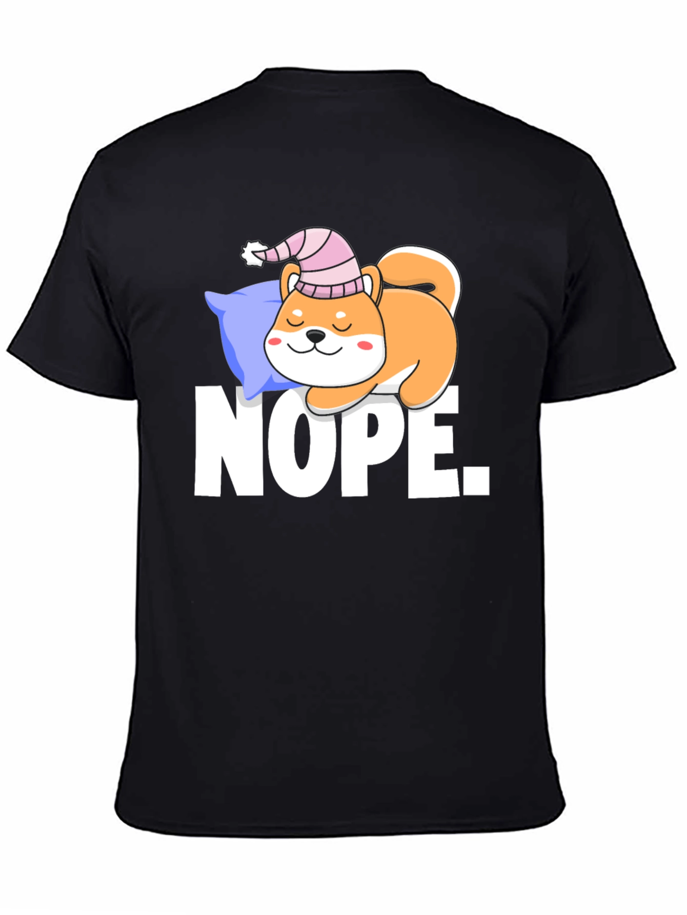 Nope. Shiba Inu Sleeping T-Shirt