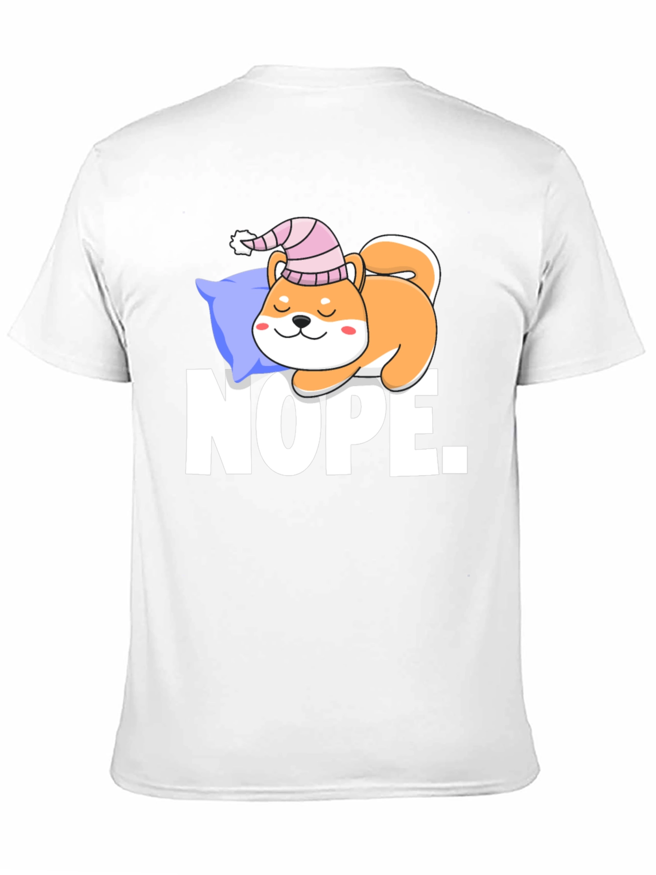 Nope. Shiba Inu Sleeping T-Shirt