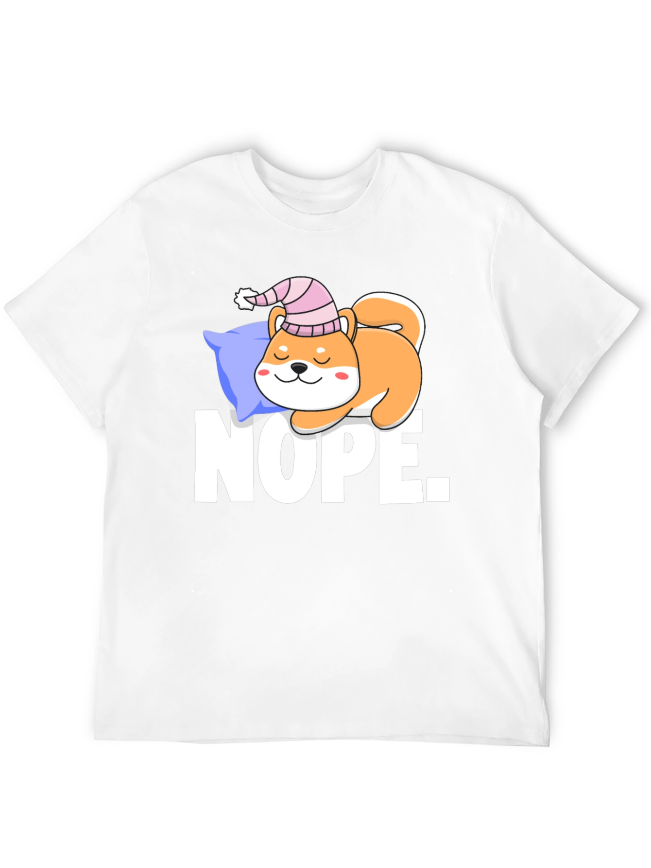 Nope. Shiba Inu Sleeping T-Shirt