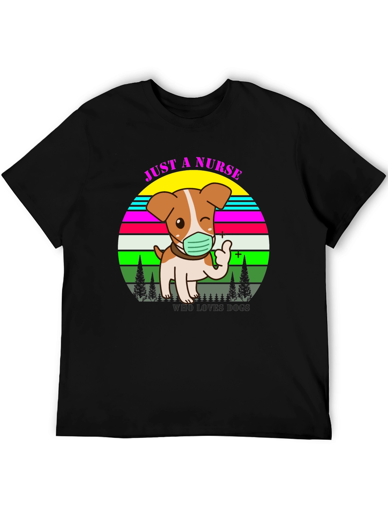 Just a Nurse Who Loves Dogs T-Shirt
