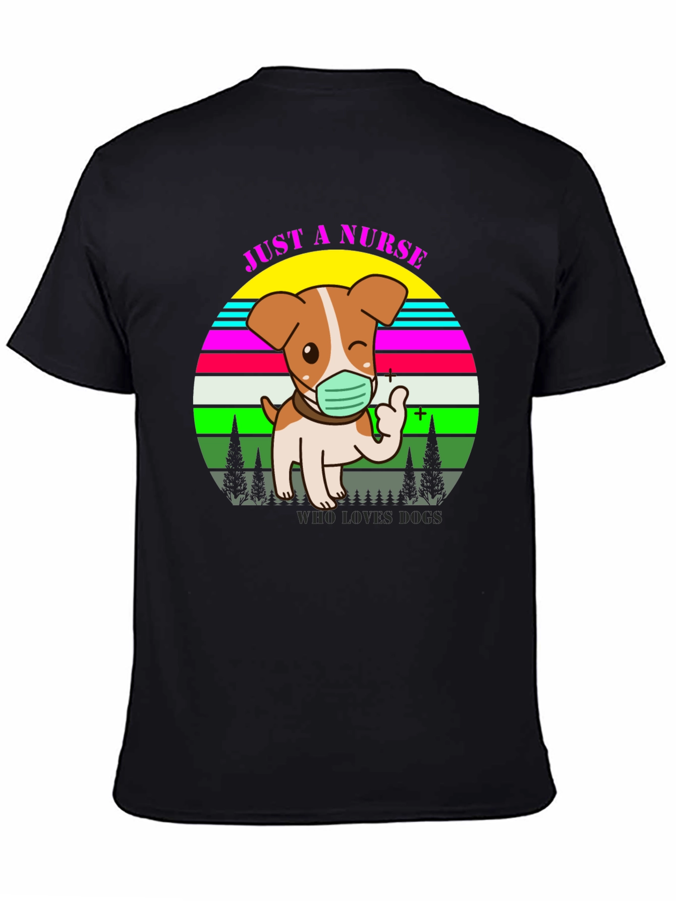 Just a Nurse Who Loves Dogs T-Shirt