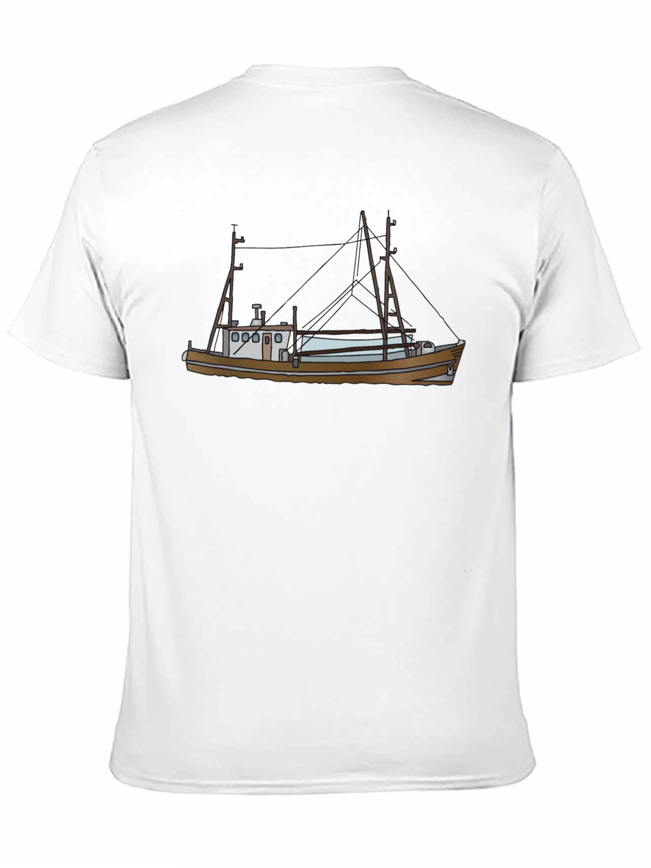 Boat Graphic T-Shirt - Black Tee