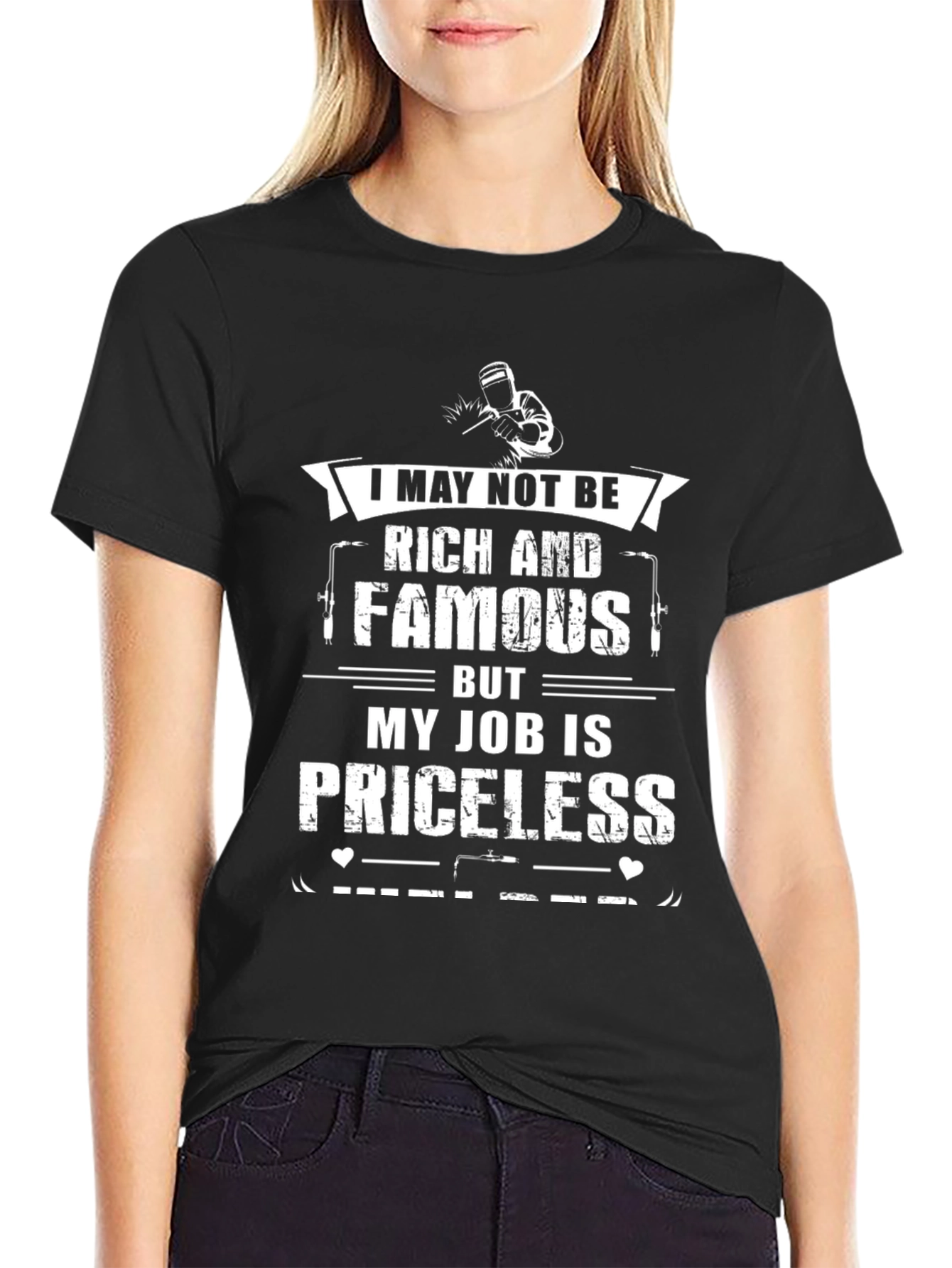 Priceless Job T-Shirt - Black Graphic Tee