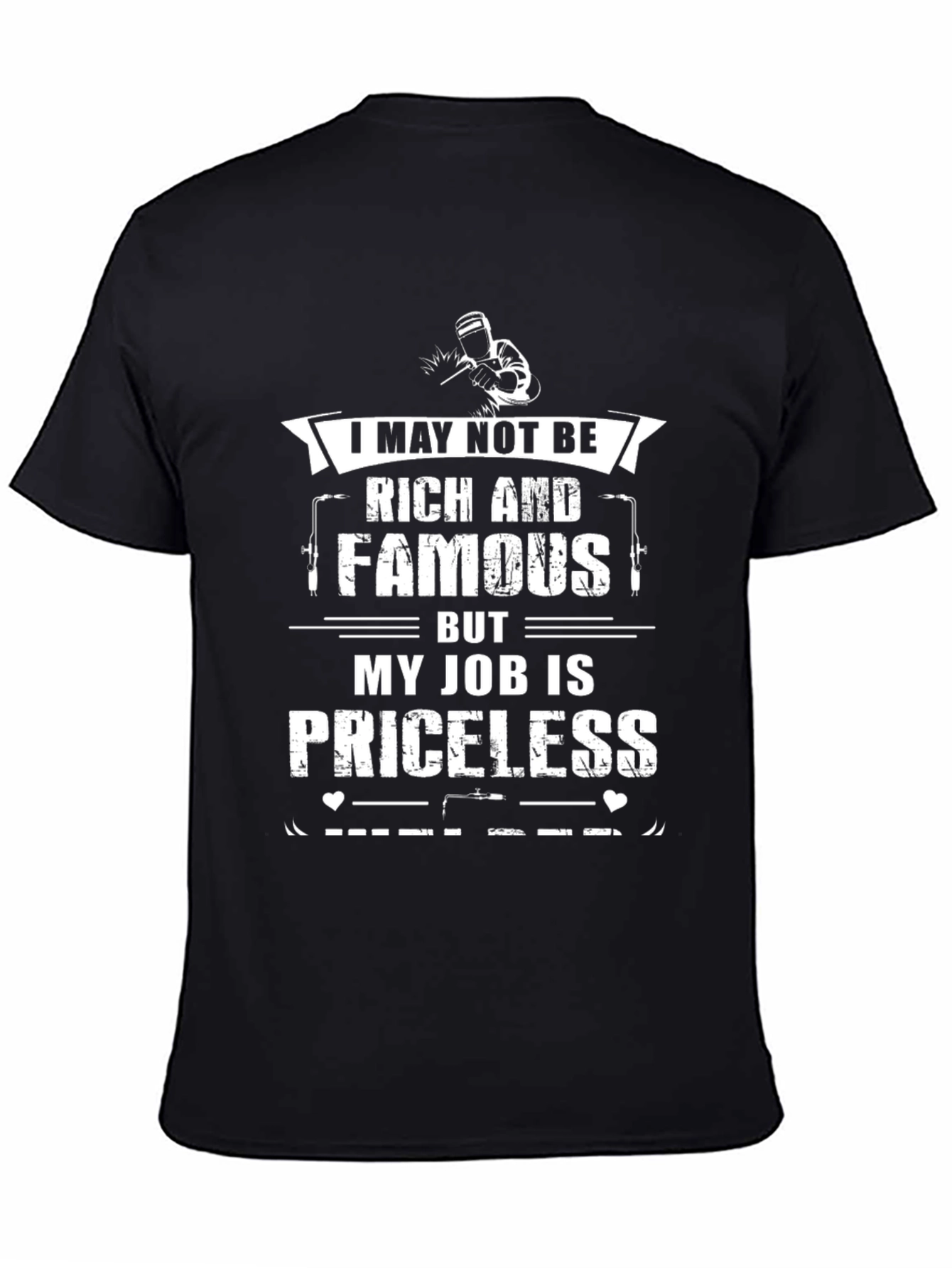 Priceless Job T-Shirt - Black Graphic Tee
