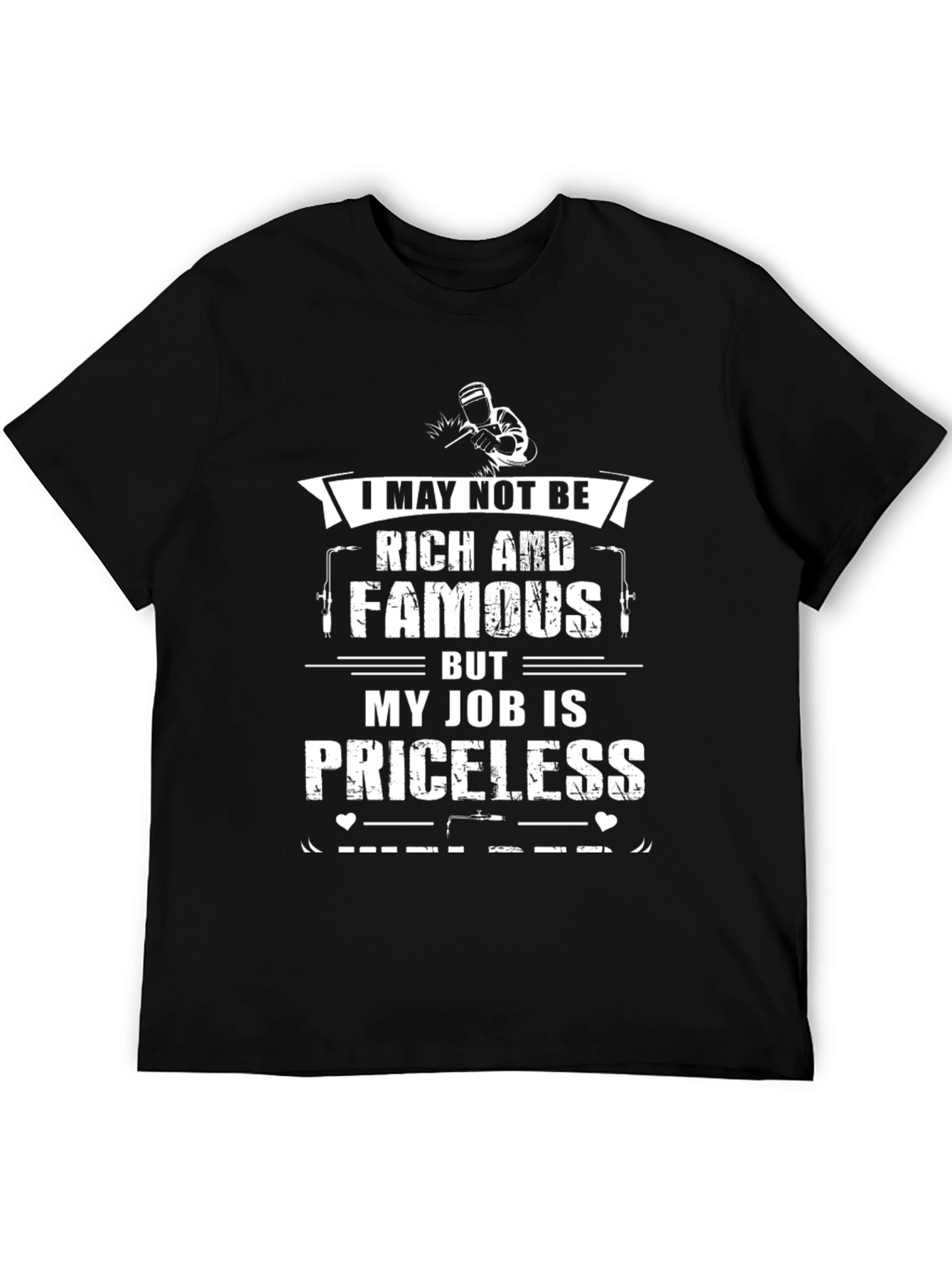 Priceless Job T-Shirt - Black Graphic Tee