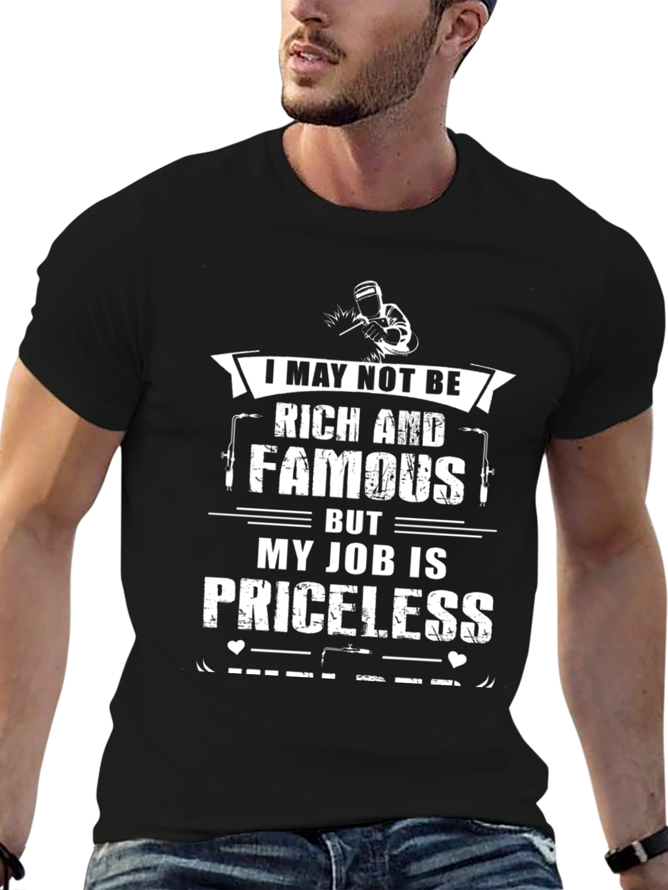 Priceless Job T-Shirt - Black Graphic Tee