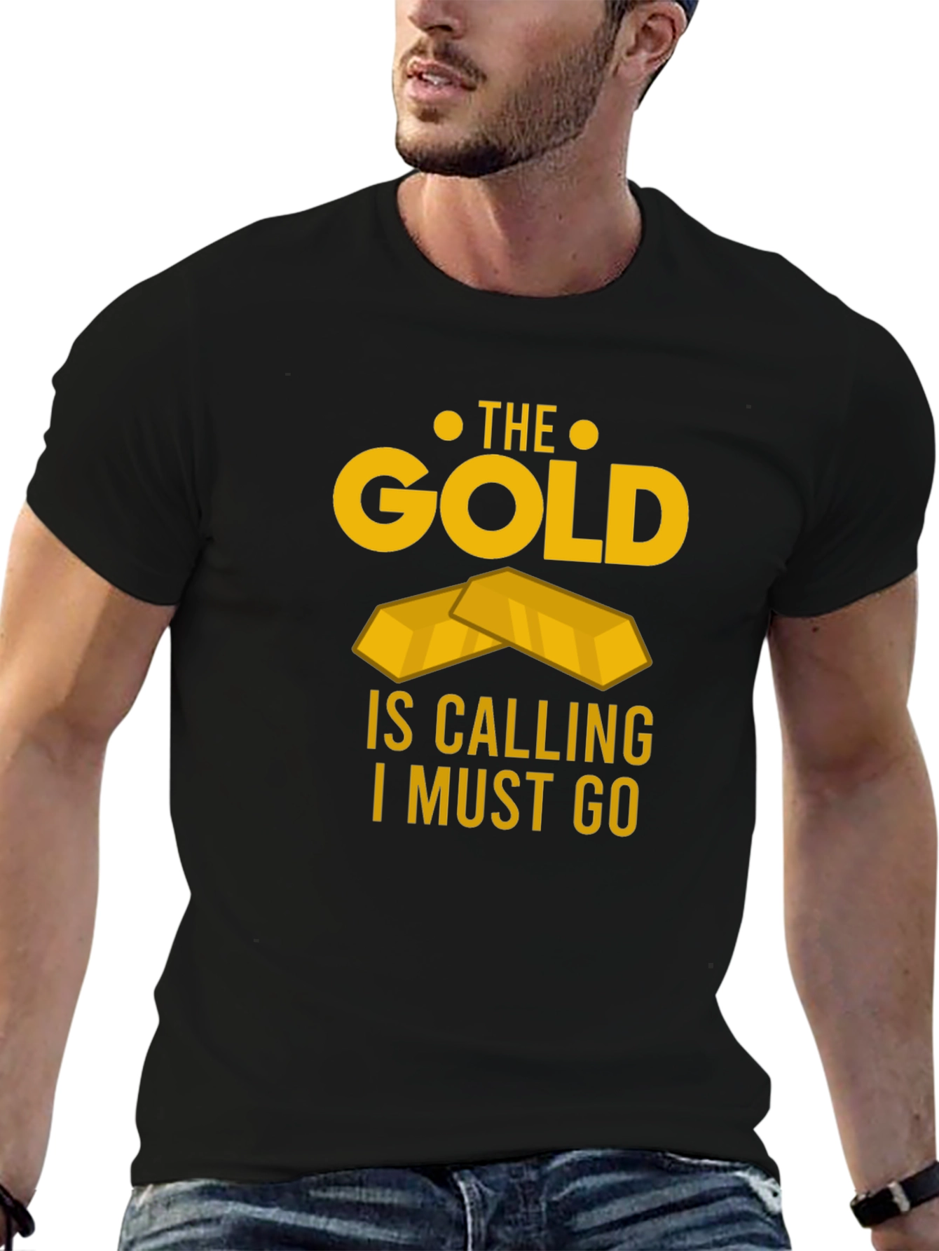 The Gold Is Calling Mens T-Shirt